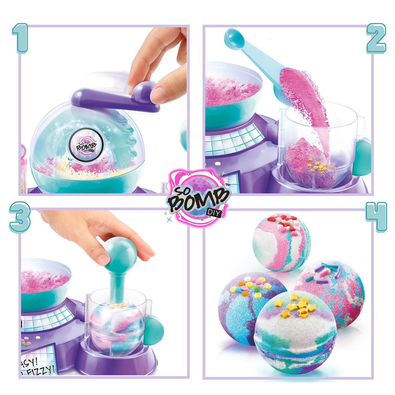 So Bomb DIY Marble Bath Bomb Factory Kit – Create 10 Scented Bath Bombs 5