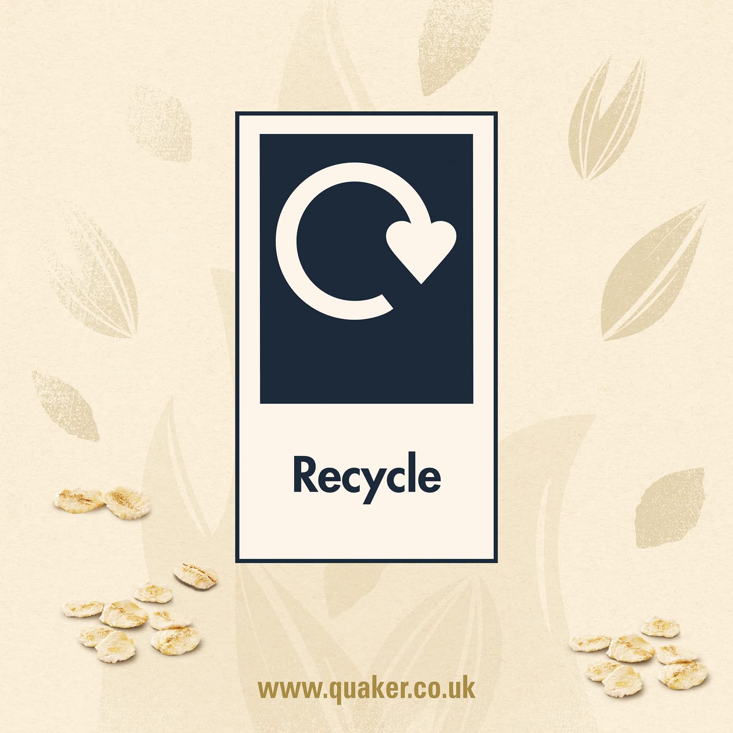 Quaker Rolled Porridge Oats, 500 g