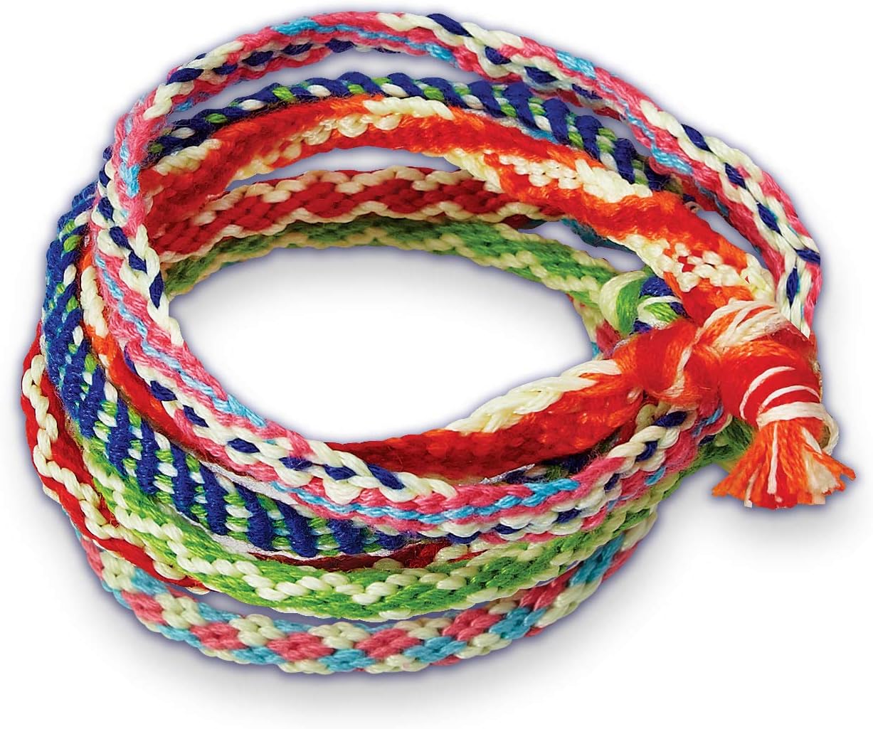 4M Friendship Bracelet Making Kit - Glow in the Dark Craft for Kids 5+ 3