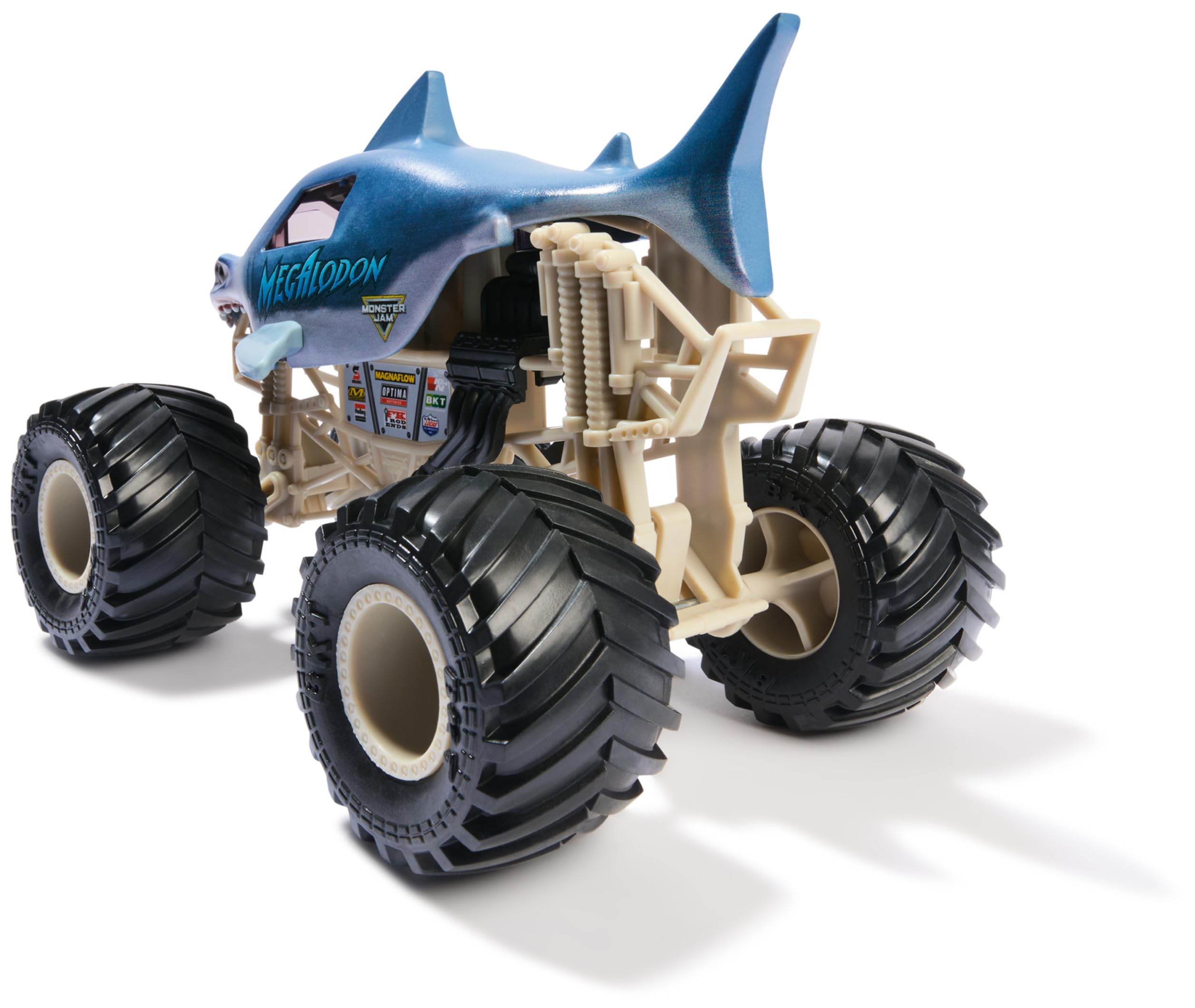 Monster Jam Megalodon Monster Truck - 1:24 Scale Die-Cast Vehicle for Kids 11