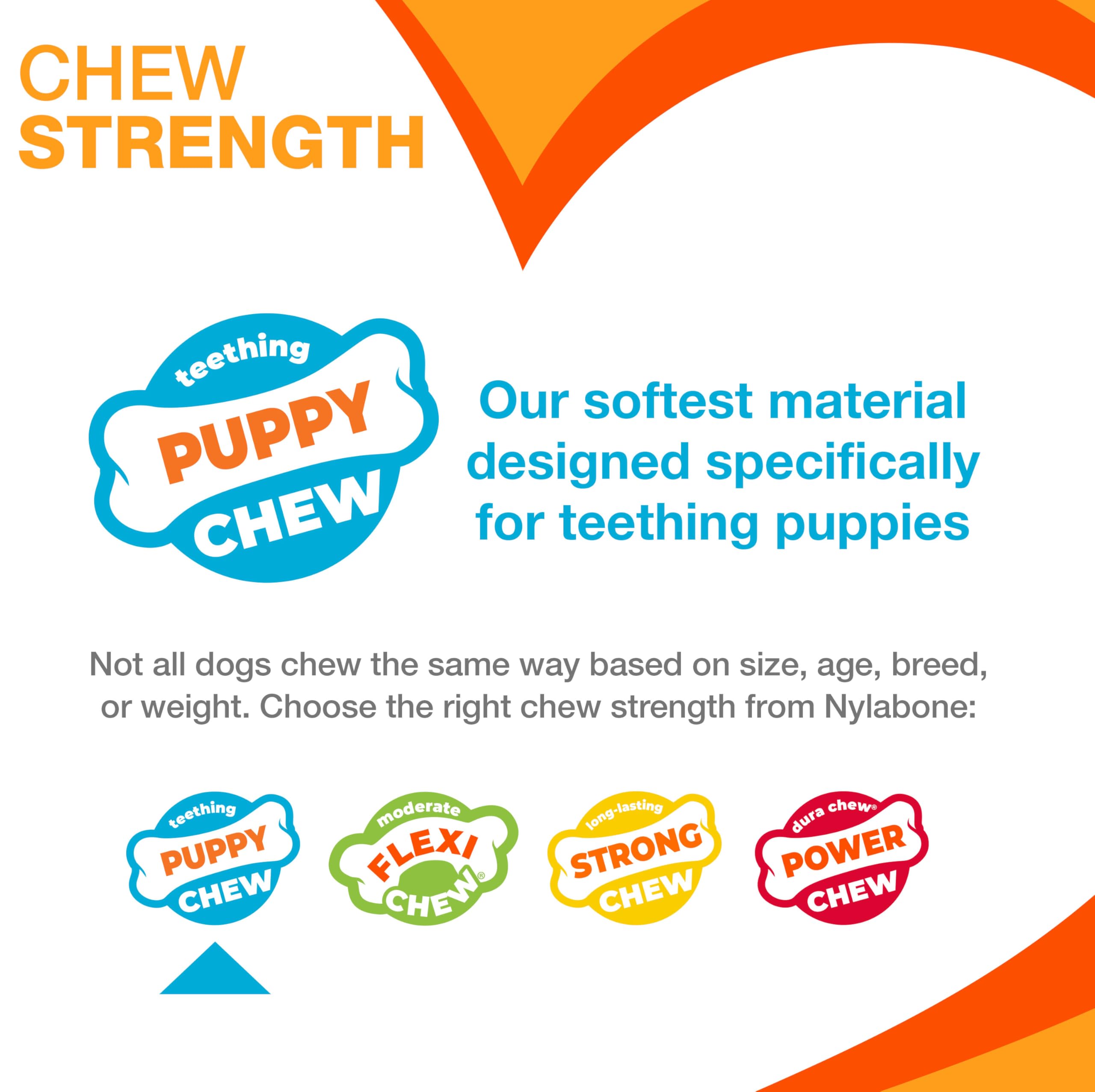 Nylabone Puppy Pacifier Chew Toy - Bacon Flavor, Extra Small (Up to 7 kg) 5