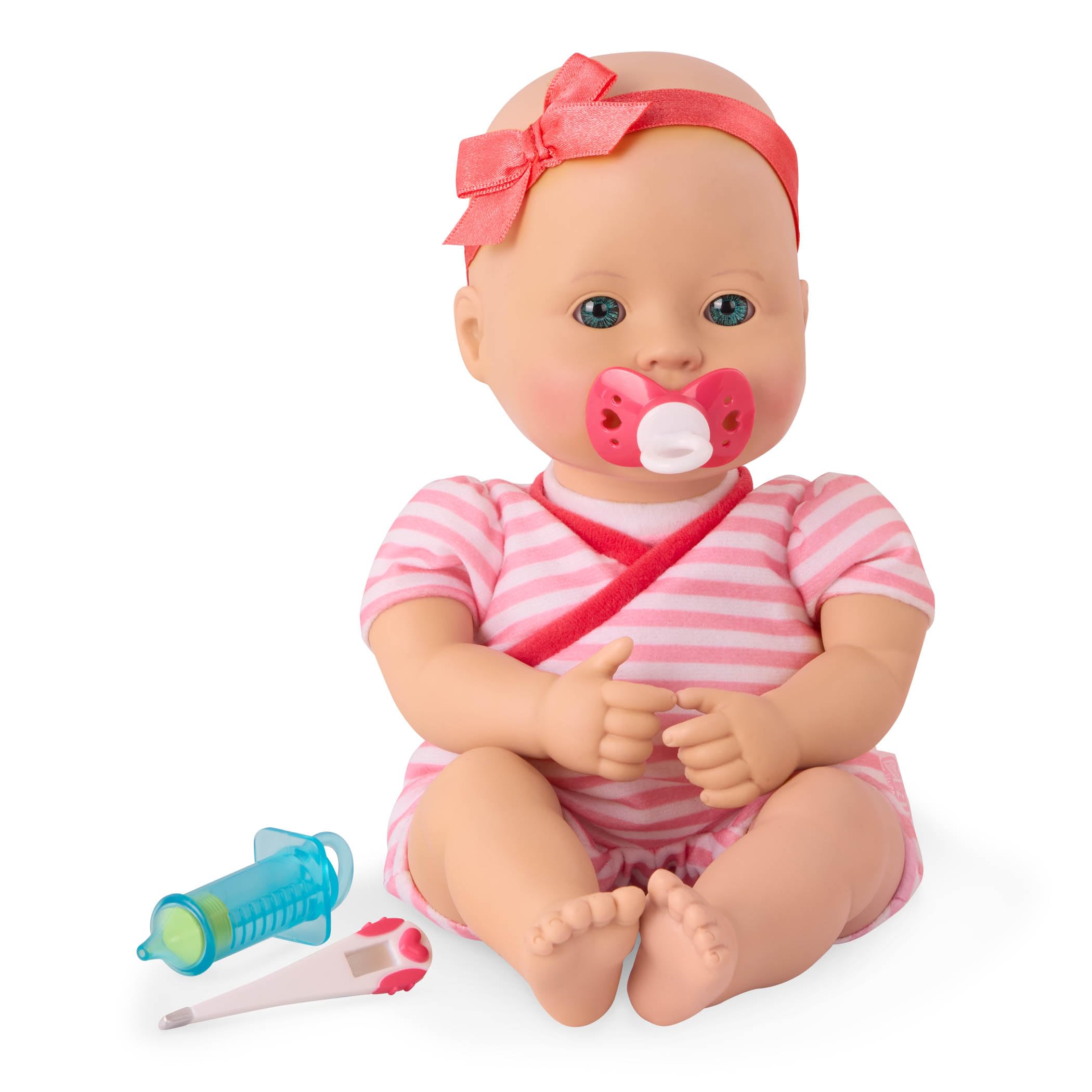 Baby Sweetheart Medical Time Doll - 12-Inch Soft Cuddle Doll with Storybook & Pretend Medical Accessories for Toddlers 6