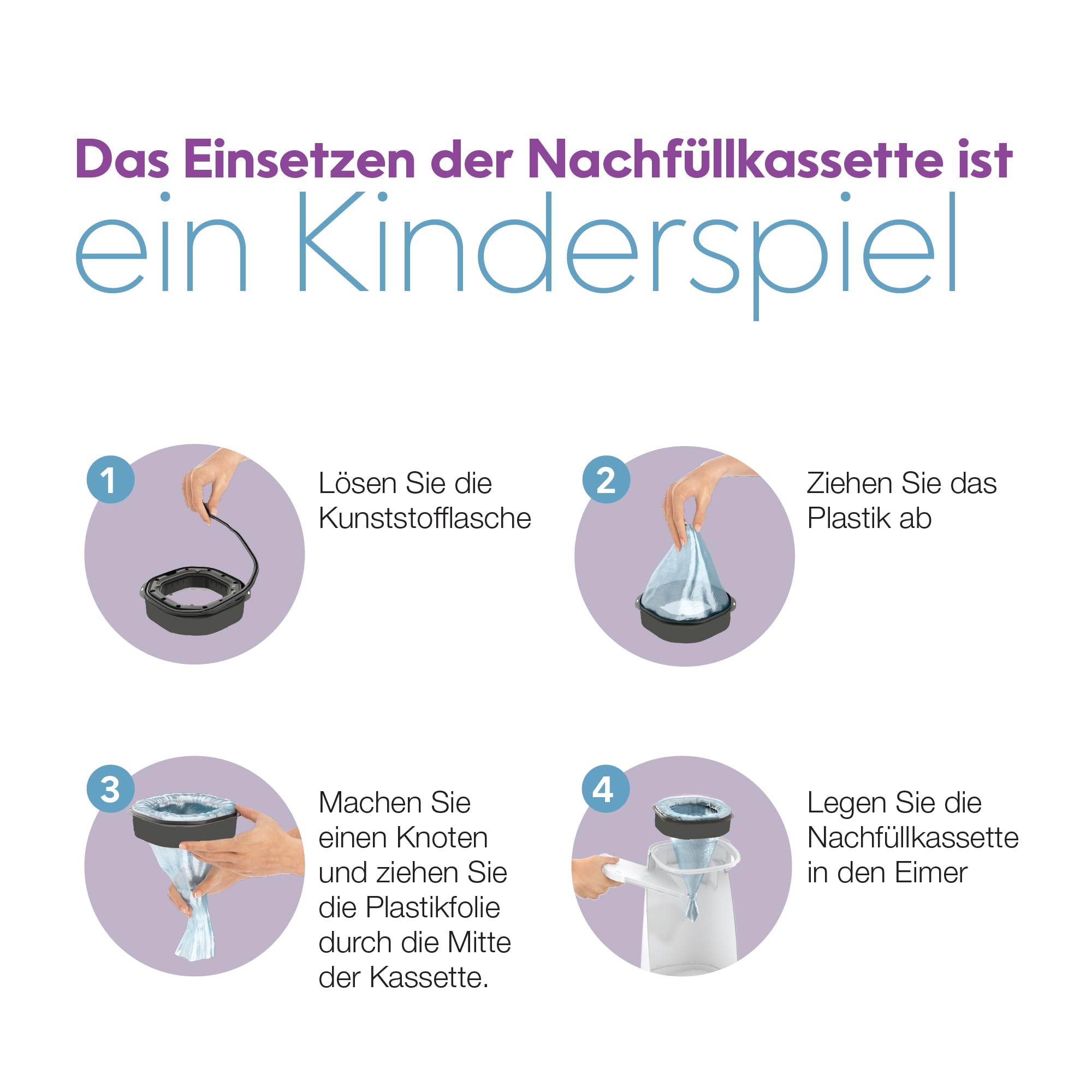 Litter Genie LitterLocker Refills - 6 Pack | Odour Barrier | Plastic 4