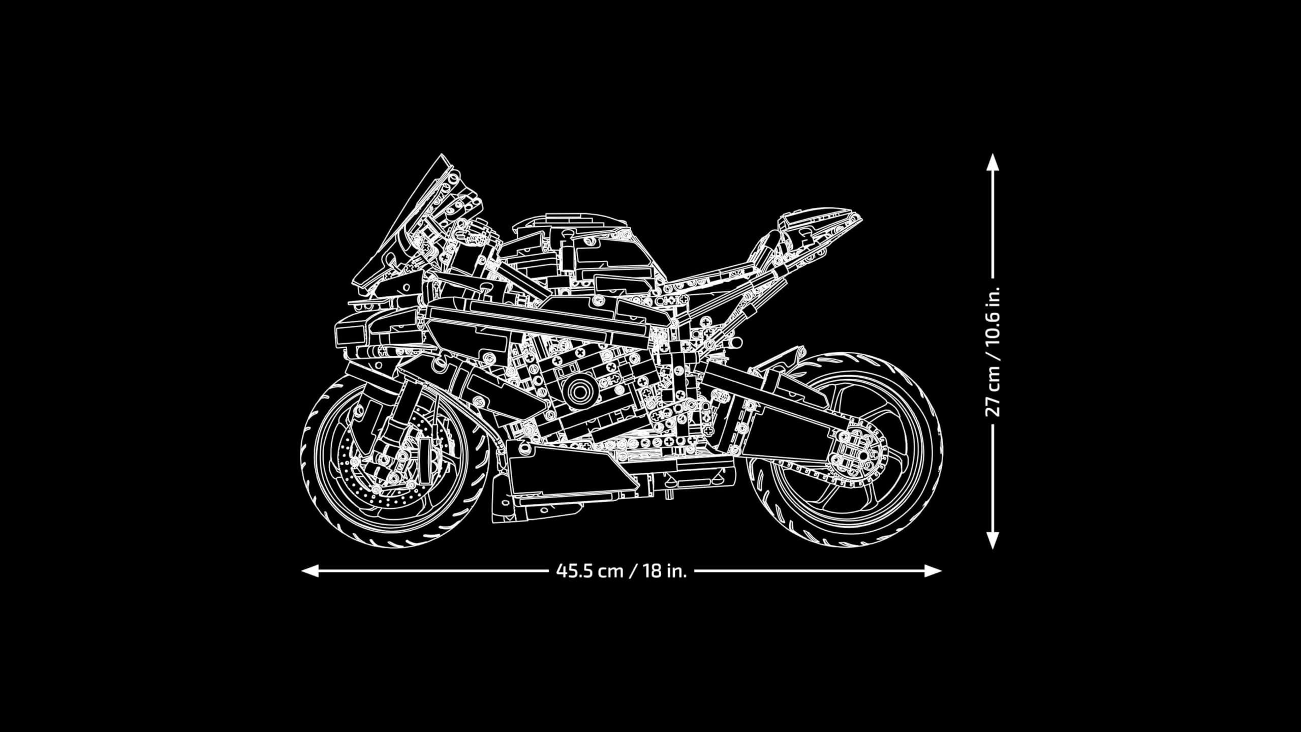 LEGO Technic 42130 BMW M 1000 RR Motorbike Model Kit | 1:5 Scale | 1920 Pieces 8