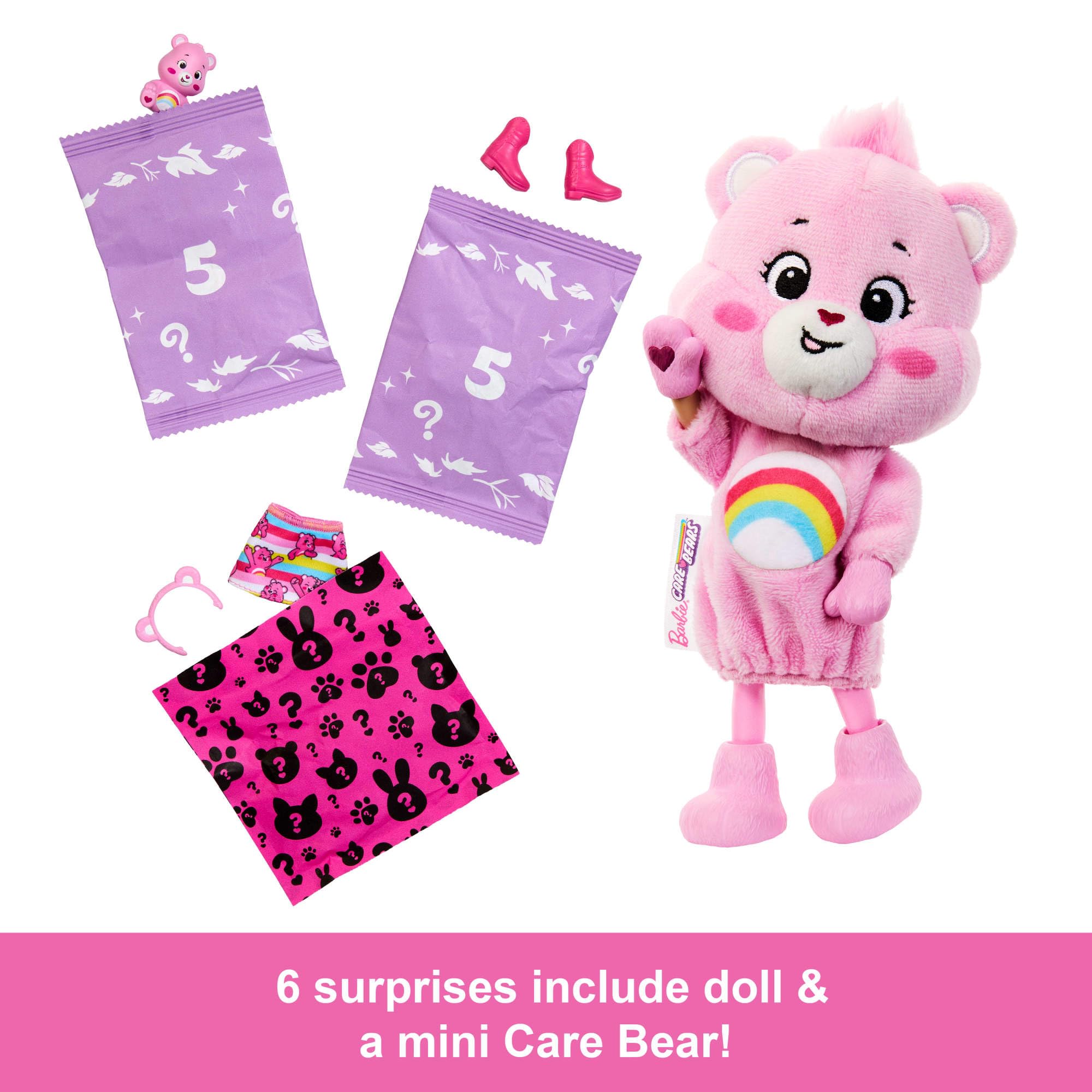 Barbie Cutie Reveal Chelsea Doll & Accessories - Care Bears Series, 6-Surprise Unboxing Fun for Kids 4
