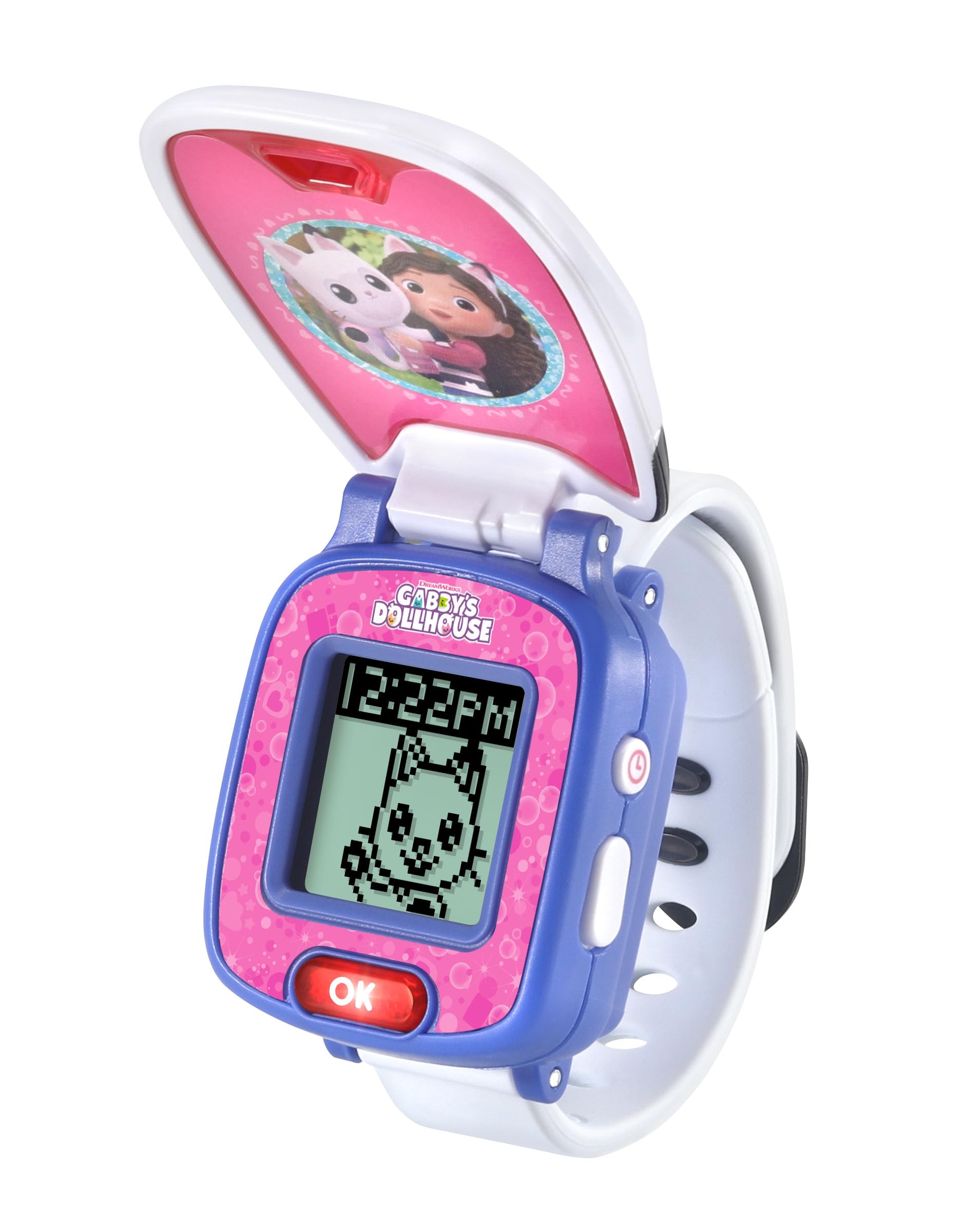 VTech Pandy Paws' Paw-Tastic Watch - Gabby's Dollhouse Electronic Kids Watch with Games & Timer, Ages 3-6