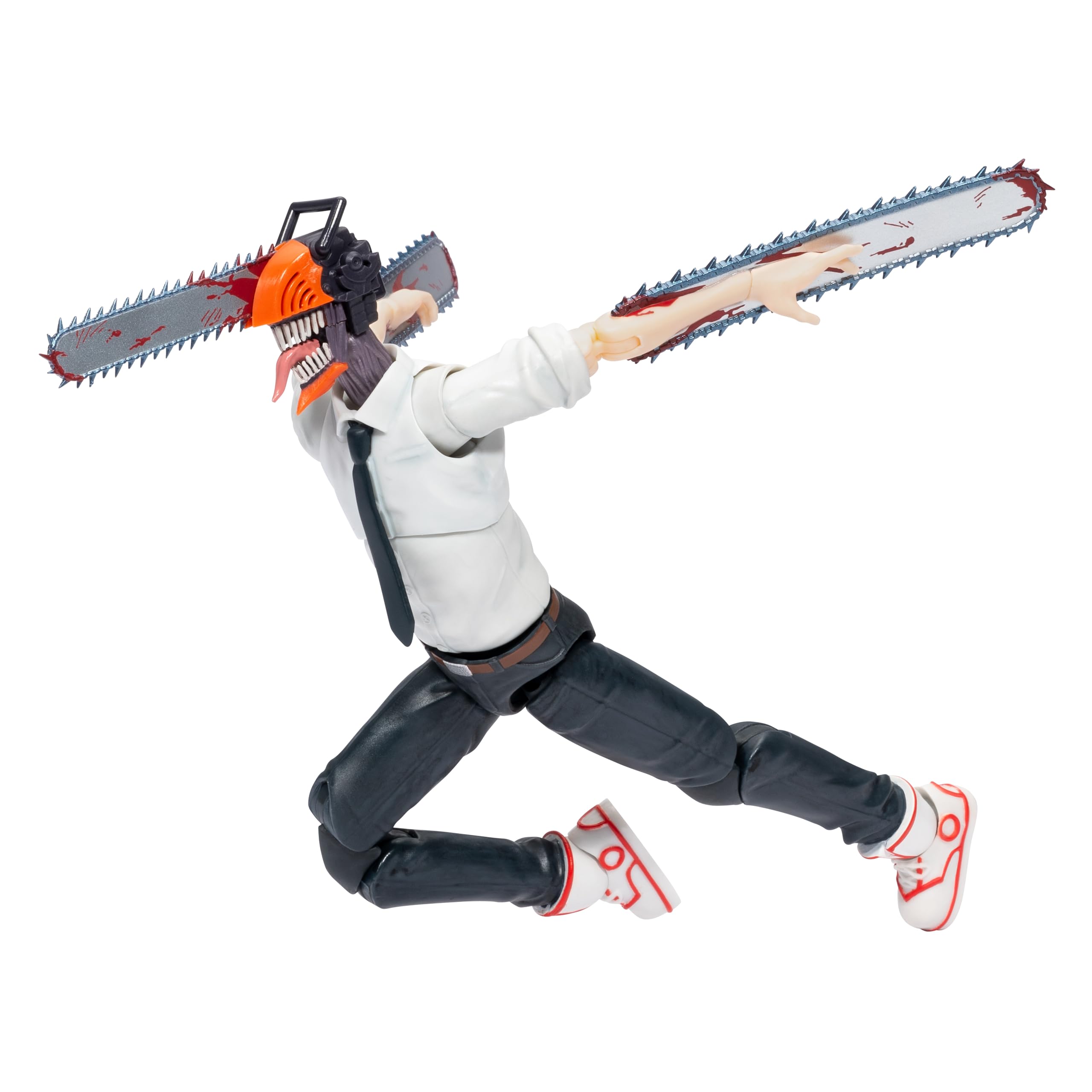 Total Anime Chainsaw Man - 6.5-Inch Action Figure with Alternate Heads, Arms & Swappable Mouthpiece