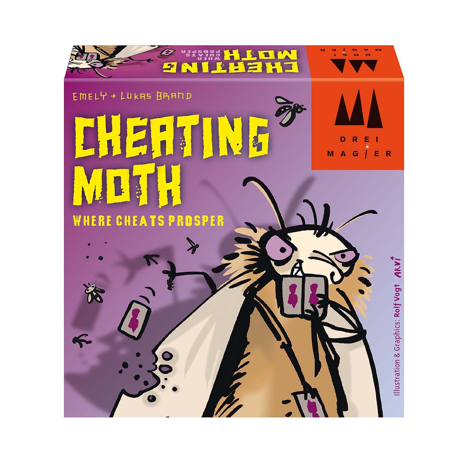 Coiledspring Games Cheating Moth Card Game - 3-5 Players | Ages 7+ | 20 Min Playtime 3