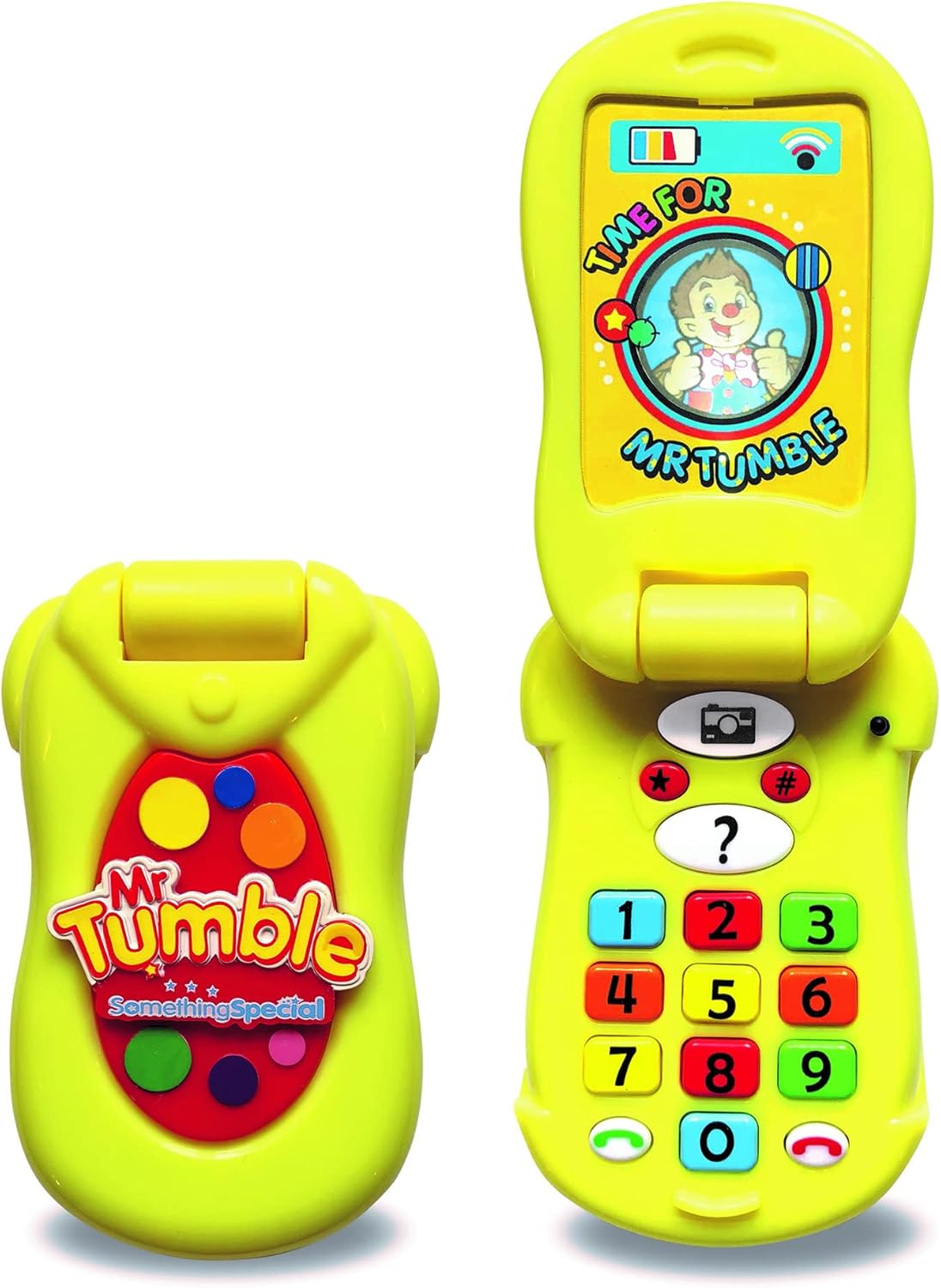 Mr Tumble Something Special Flip & Learn Toy Phone - Light-Up Educational Toy for Kids