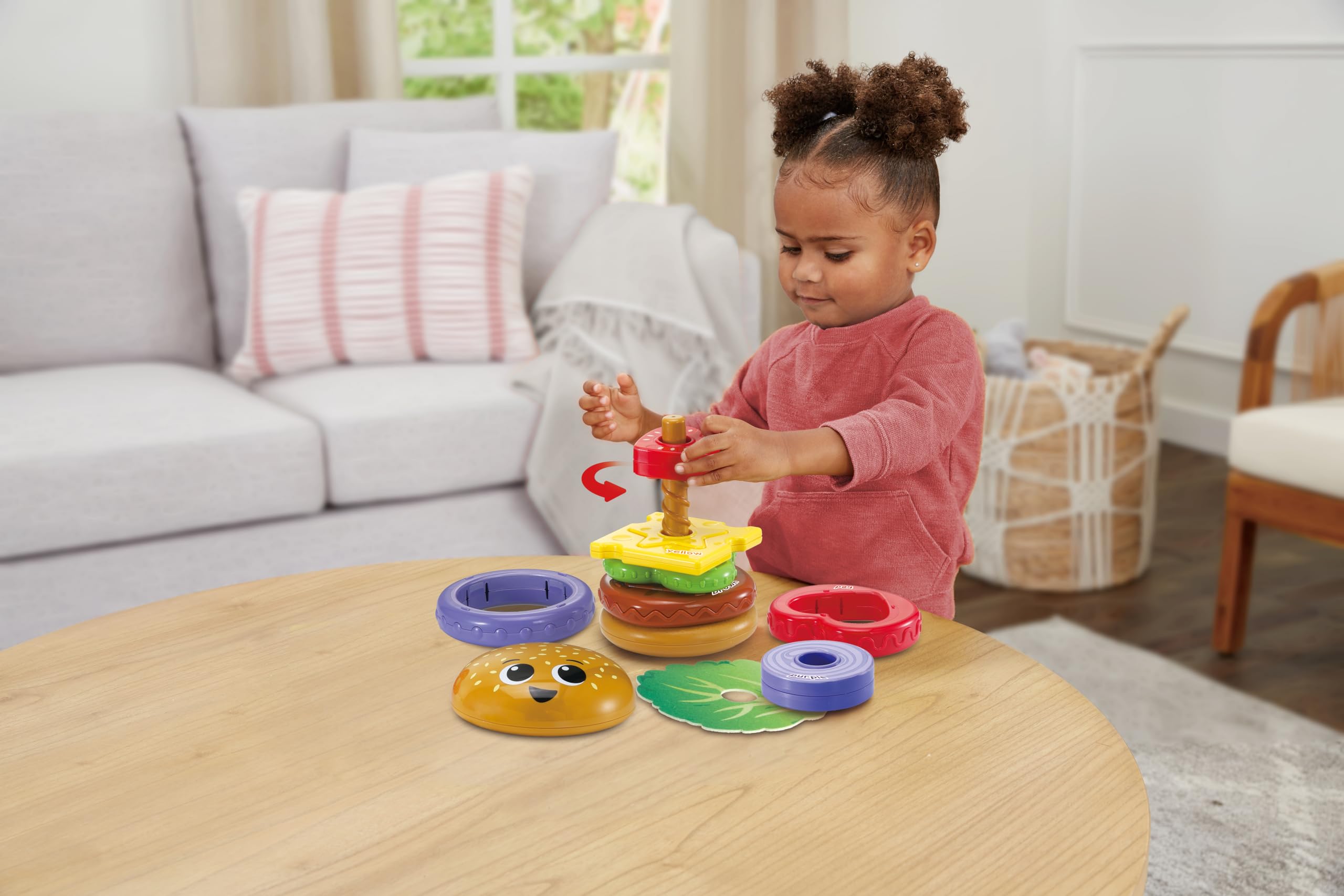 VTech Baby Build-a-Burger - Stacking and Sorting Toy for Toddlers 18 Months+ 3
