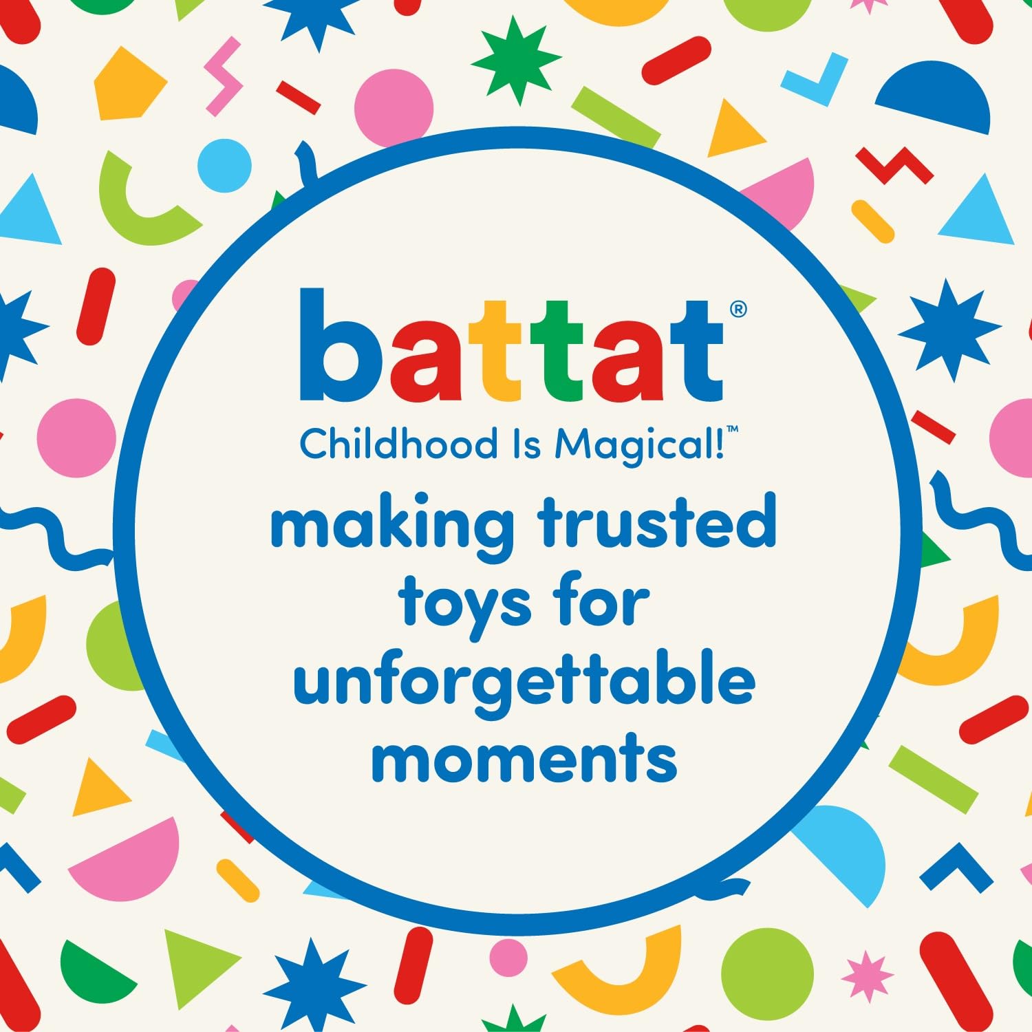 Battat Wooden Pounding Bench Toy - Hammering Pegs Playset for Toddlers 12 Months+ 10