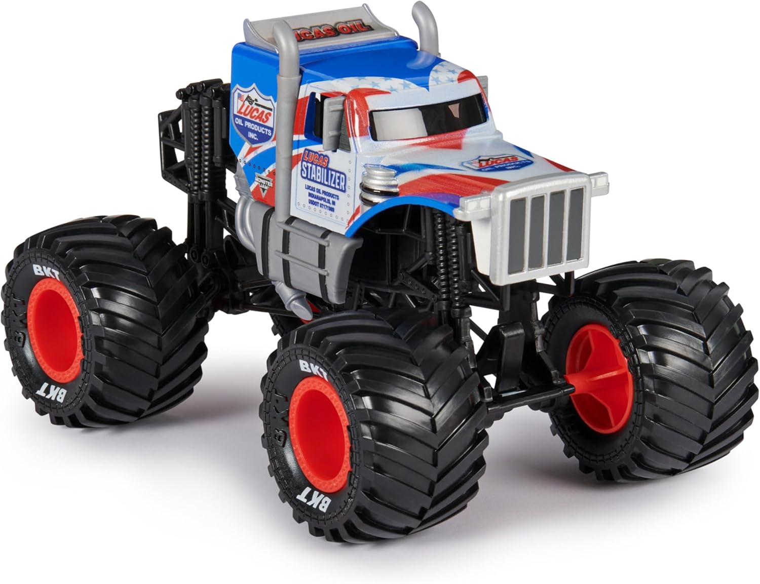 Monster Jam 1:24 Scale Die-Cast Stabilizer Truck - Official Monster Truck with Working Suspension