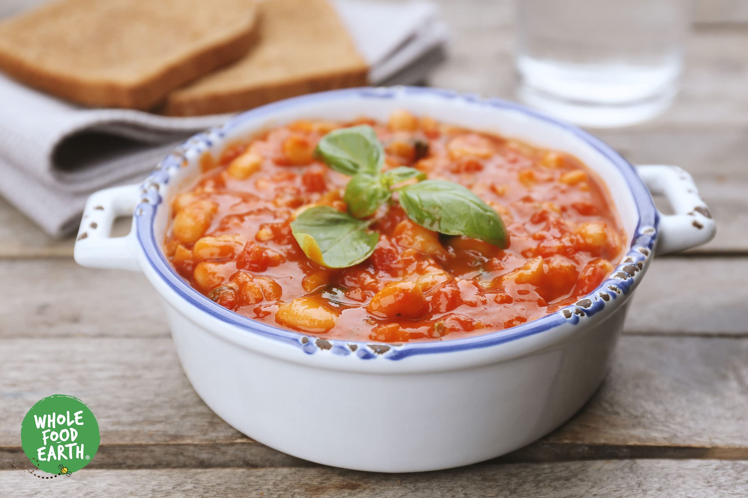 Organic Butter Beans 1kg - GMO Free, High Fibre, Vegan | Wholefood Earth 4