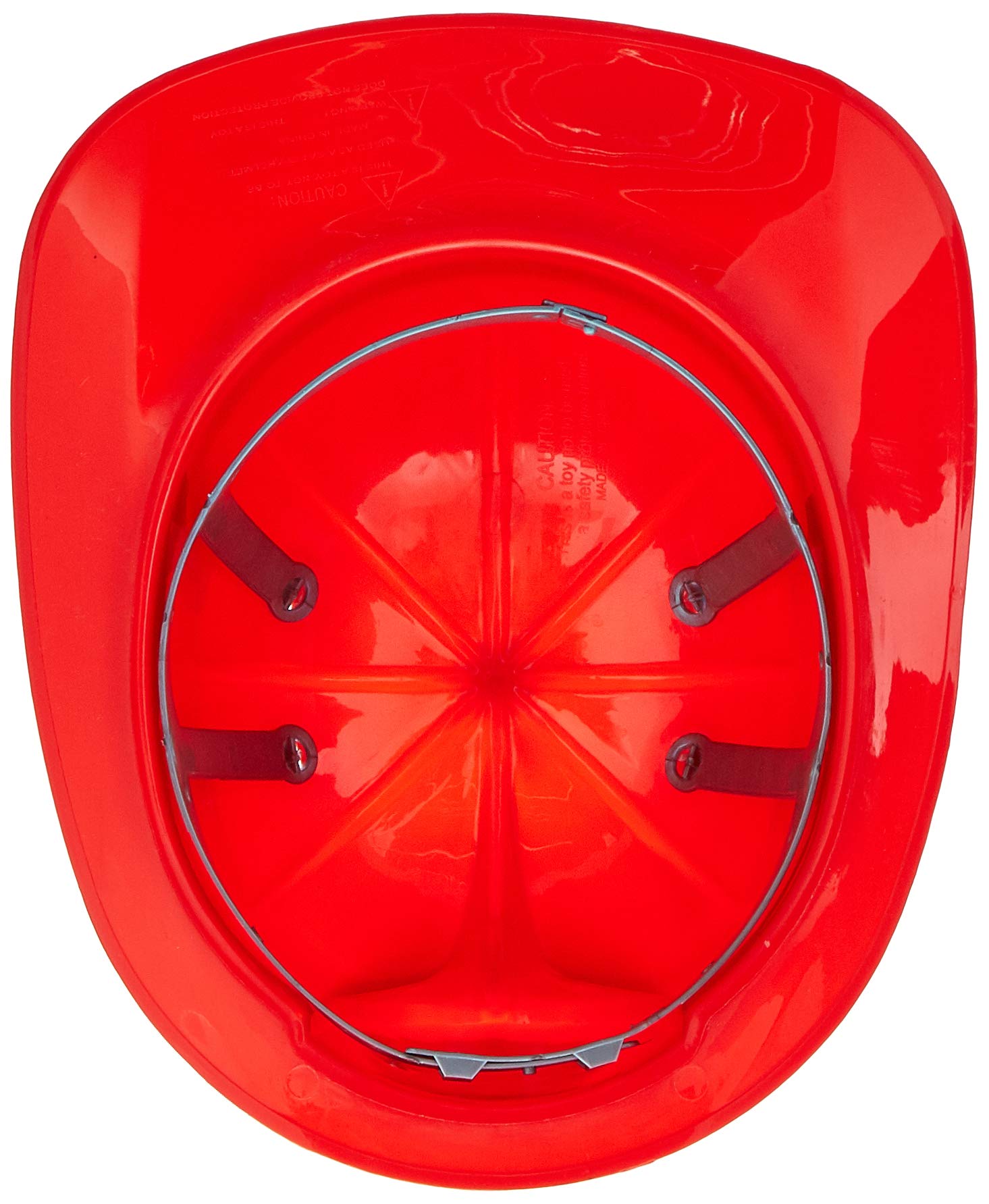 Peterkin Fire Chief Helmet - Authentic Look | Adjustable Fit | Red Plastic
