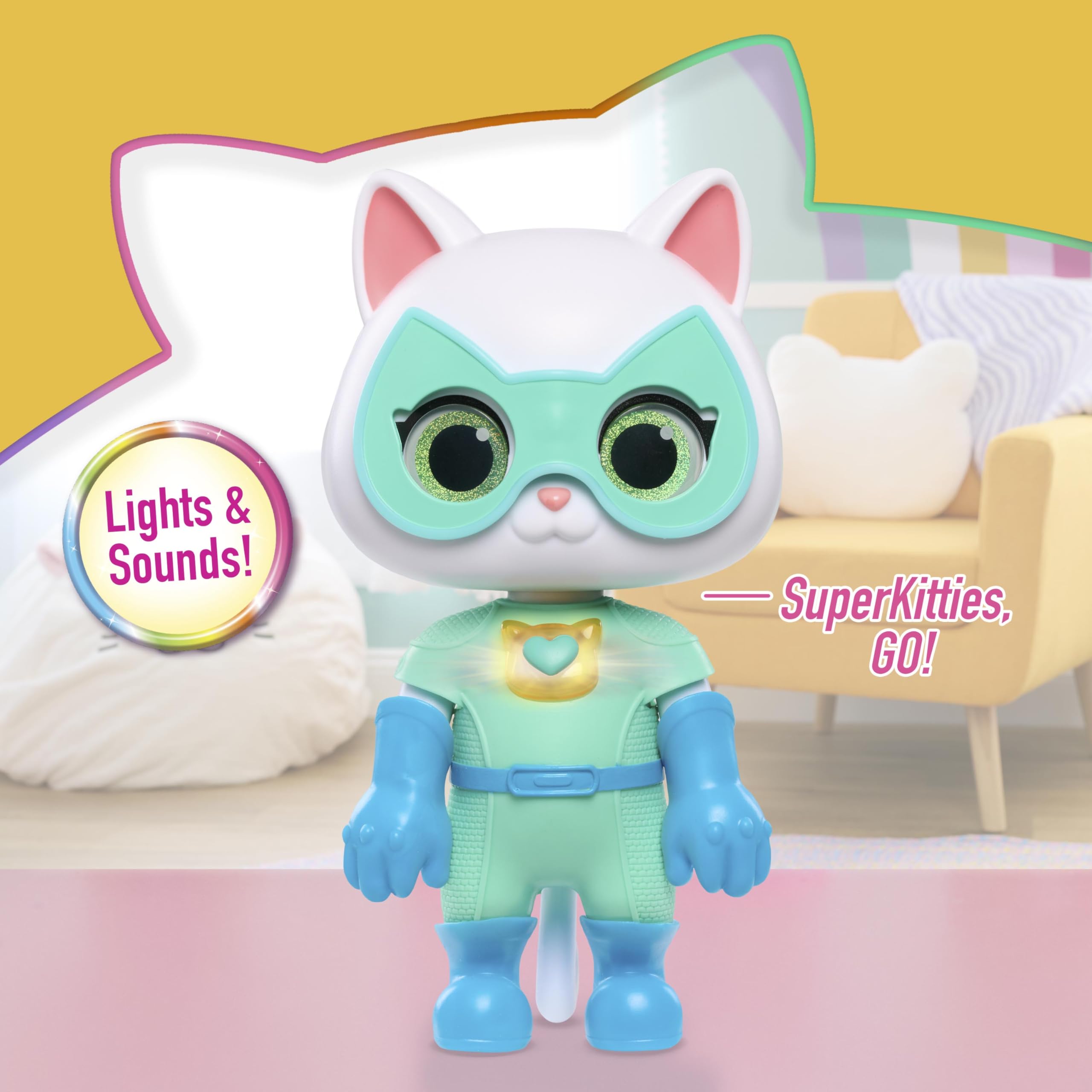 Just Play SuperKitties Transforming Bitsy Figure - Cat-Tastic Action Toy for Kids 3+ 6