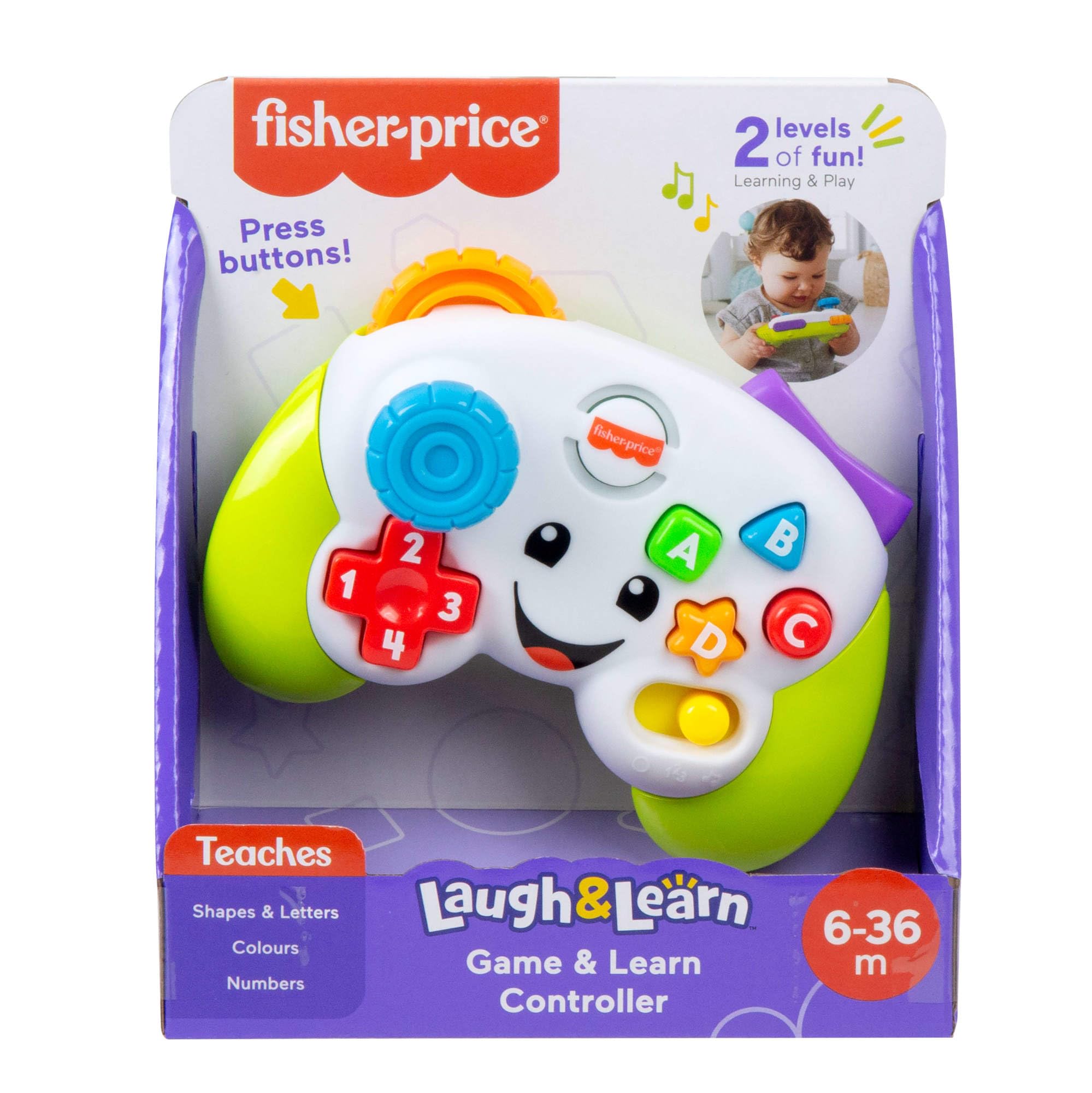 Fisher-Price Laugh & Learn Game Controller - Electronic Learning Toy for Babies & Toddlers 3