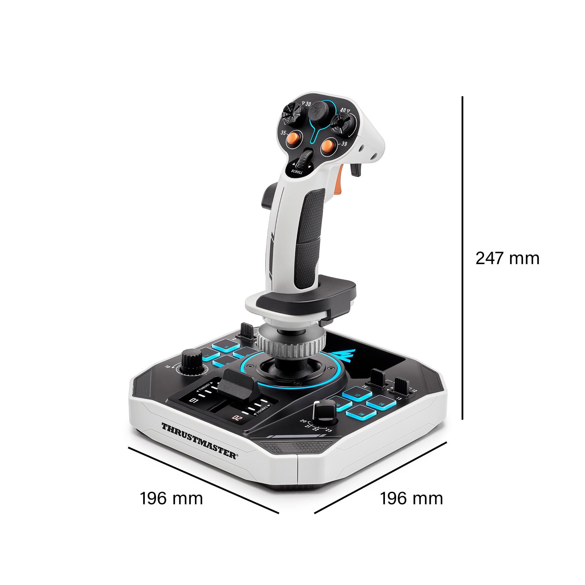 Thrustmaster Sol-R 1 Flightstick - Ambidextrous Joystick with 44 Actions for PC Gaming 16