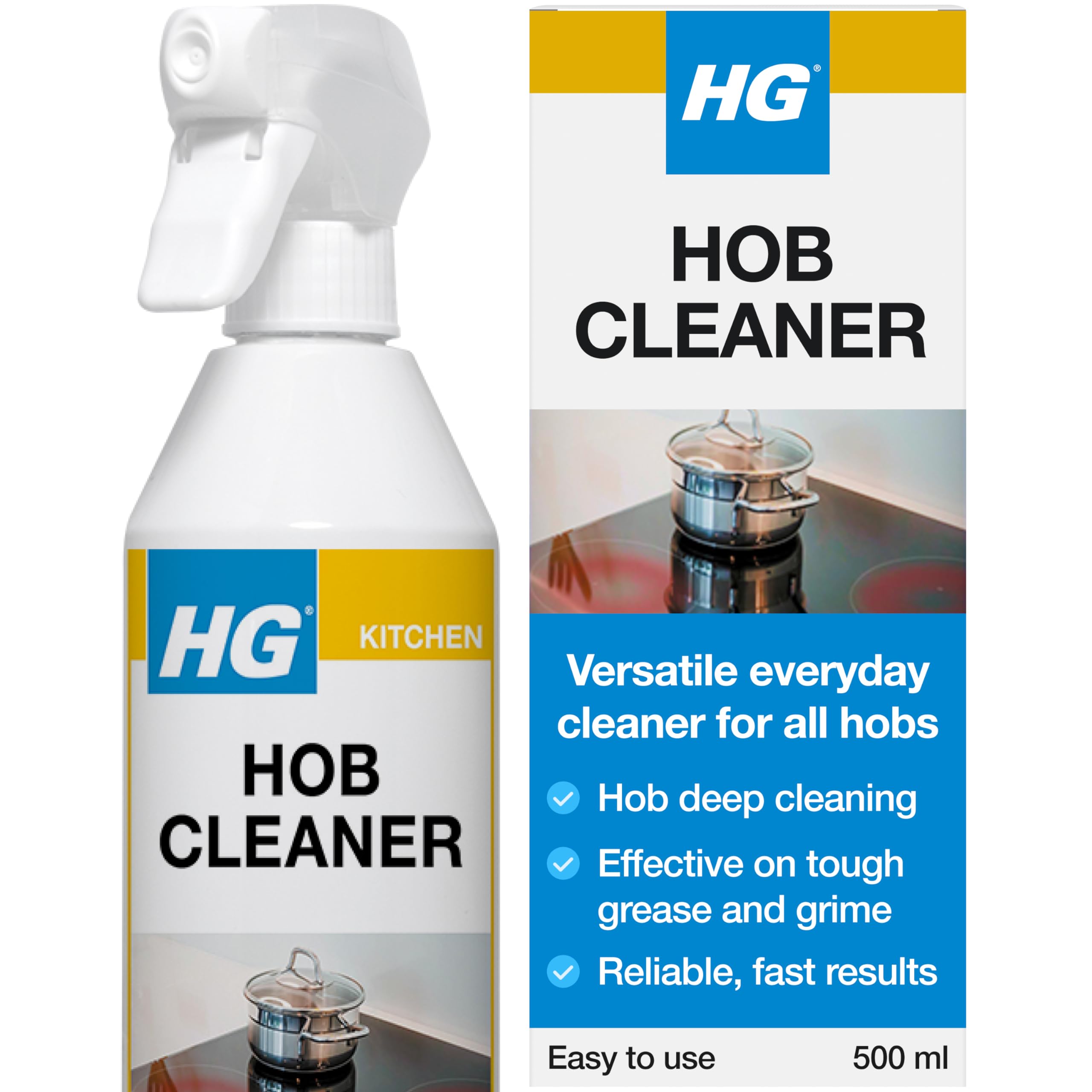 HG - Hob Cleaner for Everyday Use, Induction & Glass Ceramic Cooktop Spray, 500ml 9