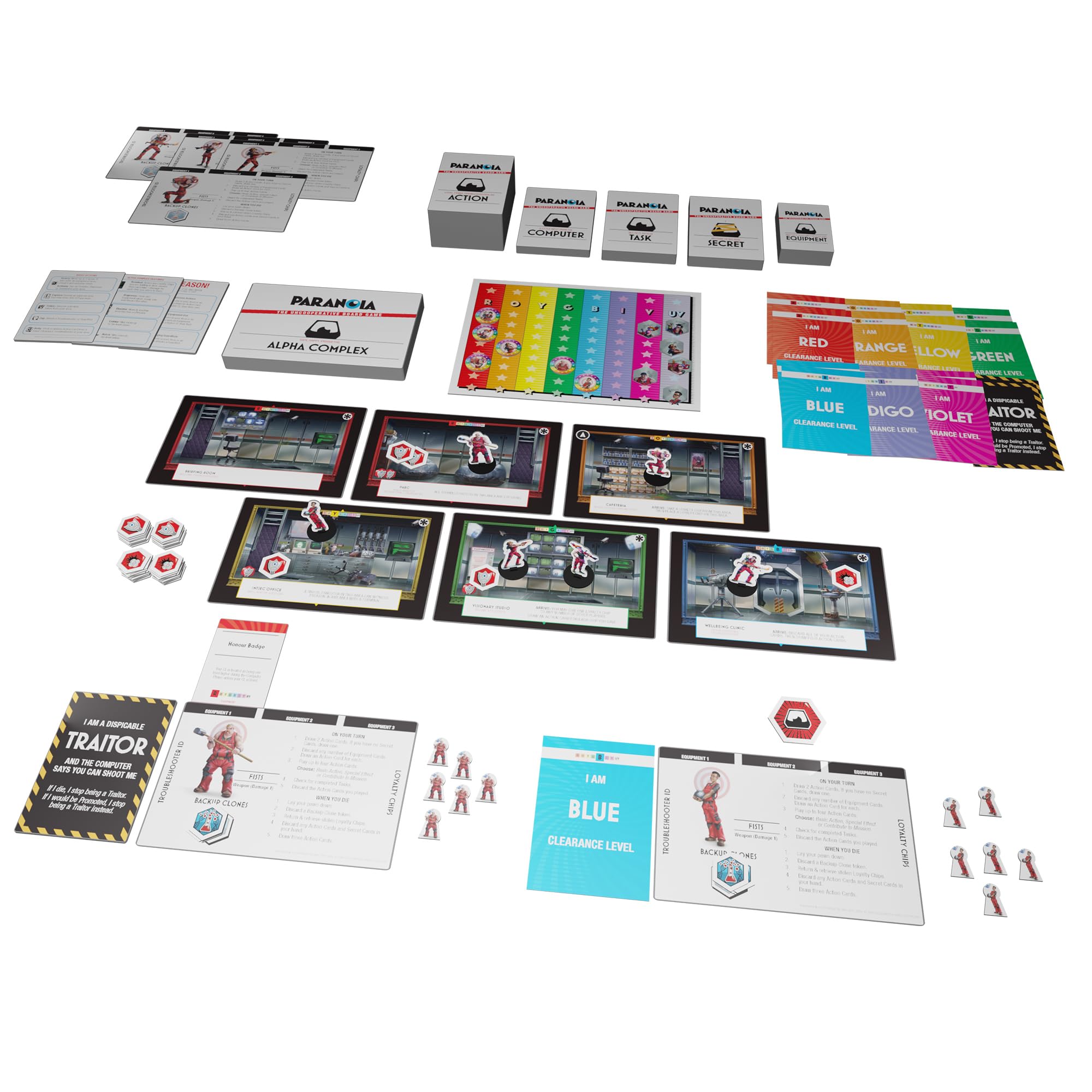 Modiphius Paranoia: The Uncooperative Board Game 3