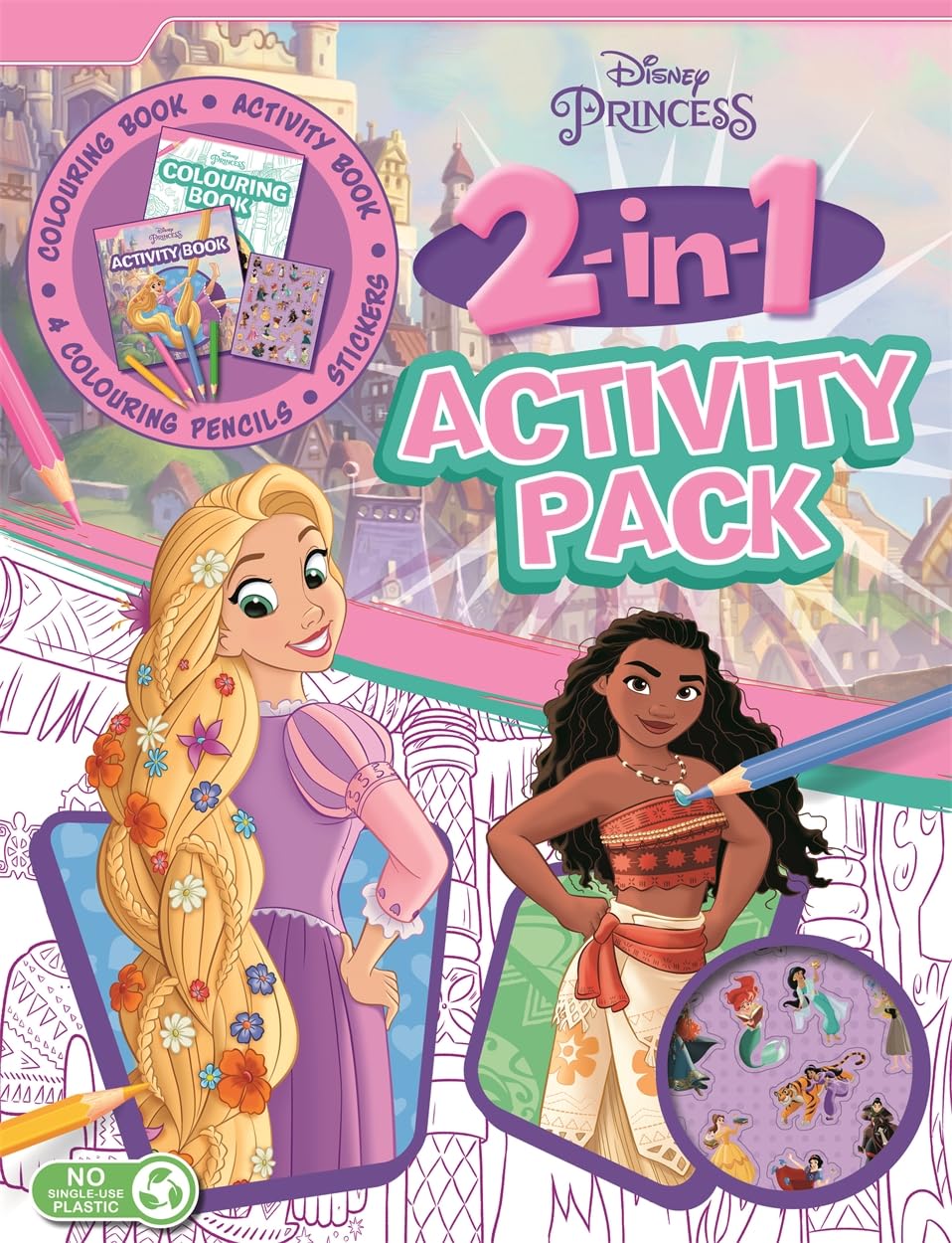 Autumn Disney Princess: 2-in-1 Activity Pack | Paperback | Ages 4-6