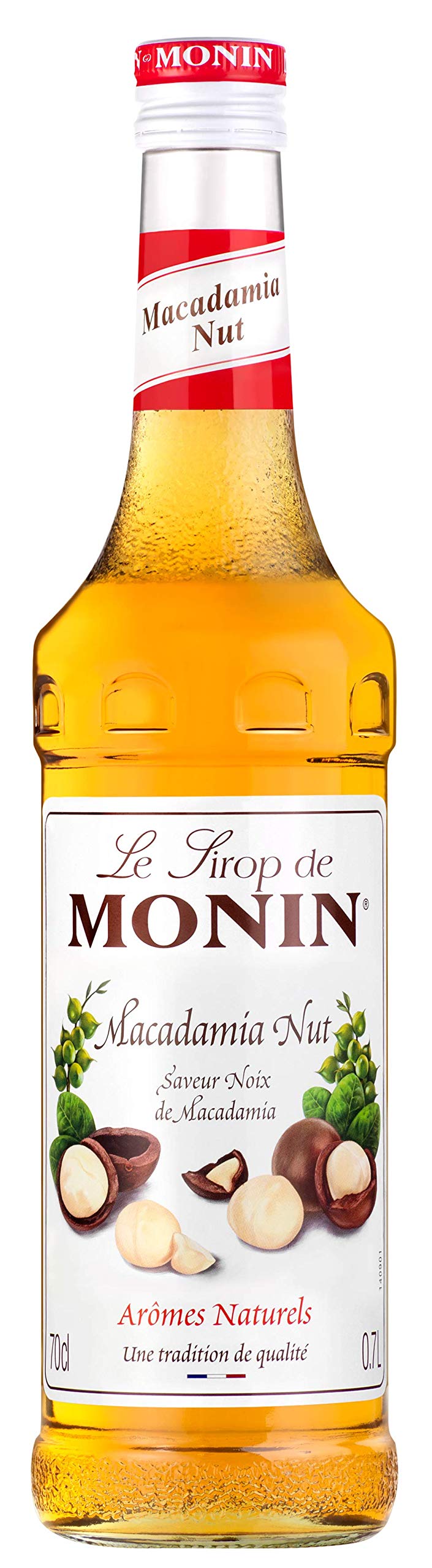 Monin Macadamia Nut Syrup - Buttery Roasted Nut Flavor | 700ml Glass Bottle | Vegan, Kosher 1