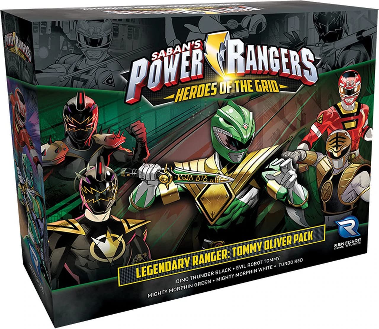 Renegade Game Studios Power Rangers: Heroes of The Grid Legendary Ranger Tommy Oliver Black