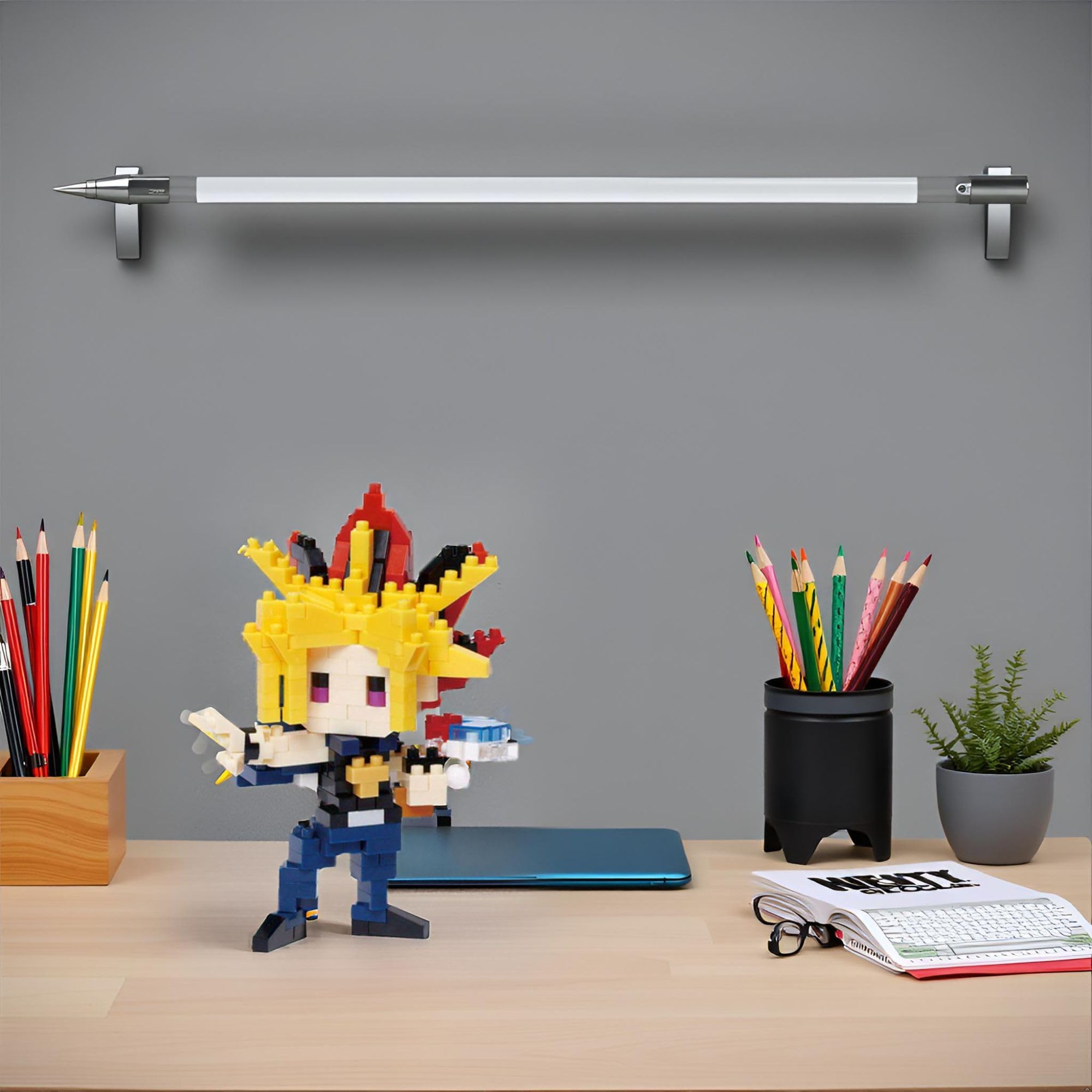 nanoblock Yu-Gi-Oh Yami Yugi 3D Building Puzzle Set for Adults & Kids 12+ 12