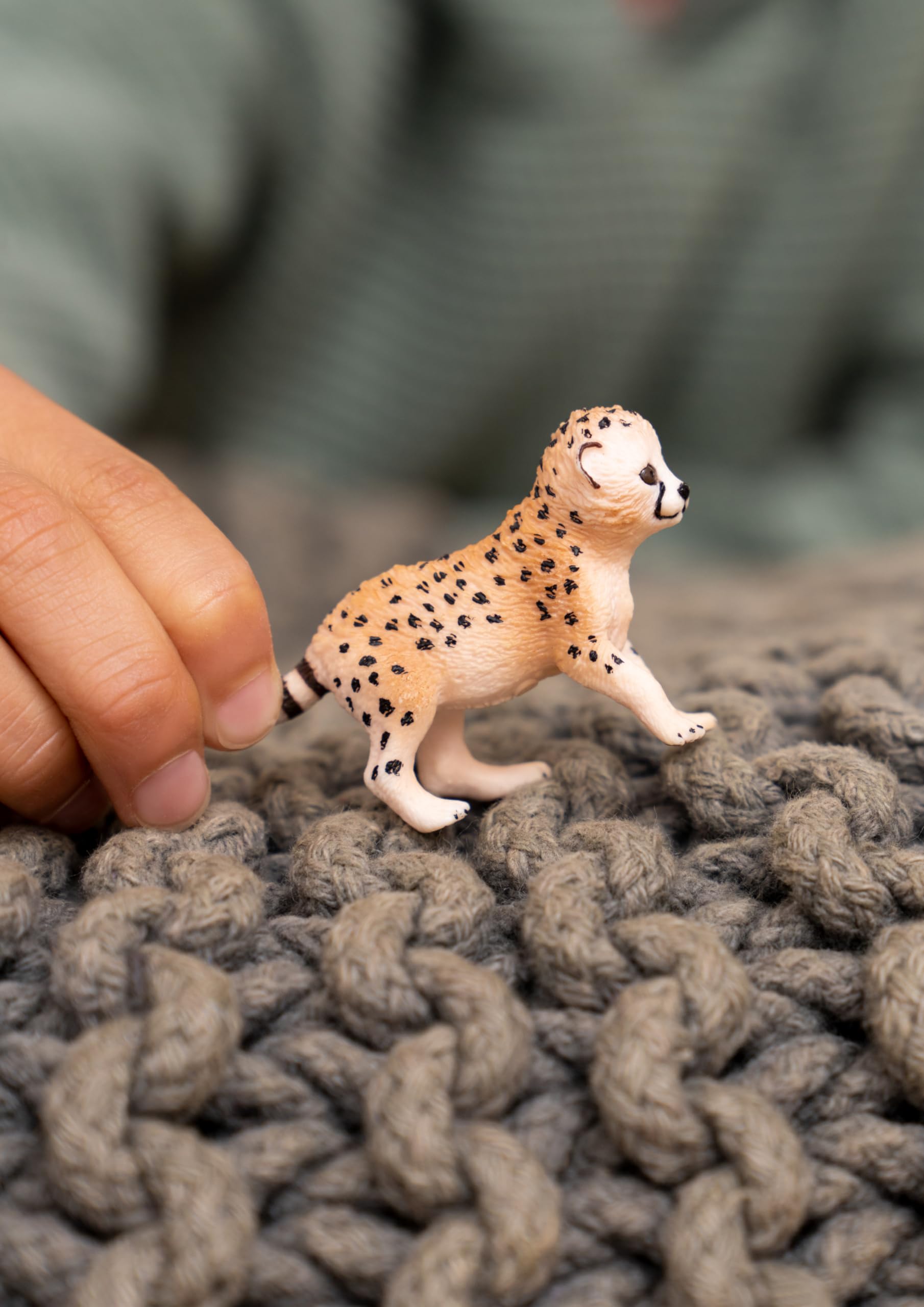 SCHLEICH Wild Life Cheetah Baby Figurine 14866 | Miniature Plastic Toy | Ages 3+ 2