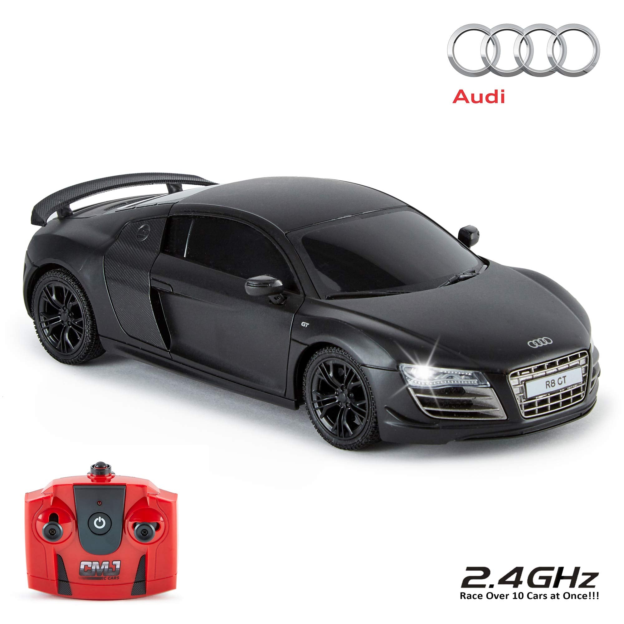 Audi R8 GT 1:24 Scale Remote Control Car - Licensed RC Vehicle with Working Lights 15