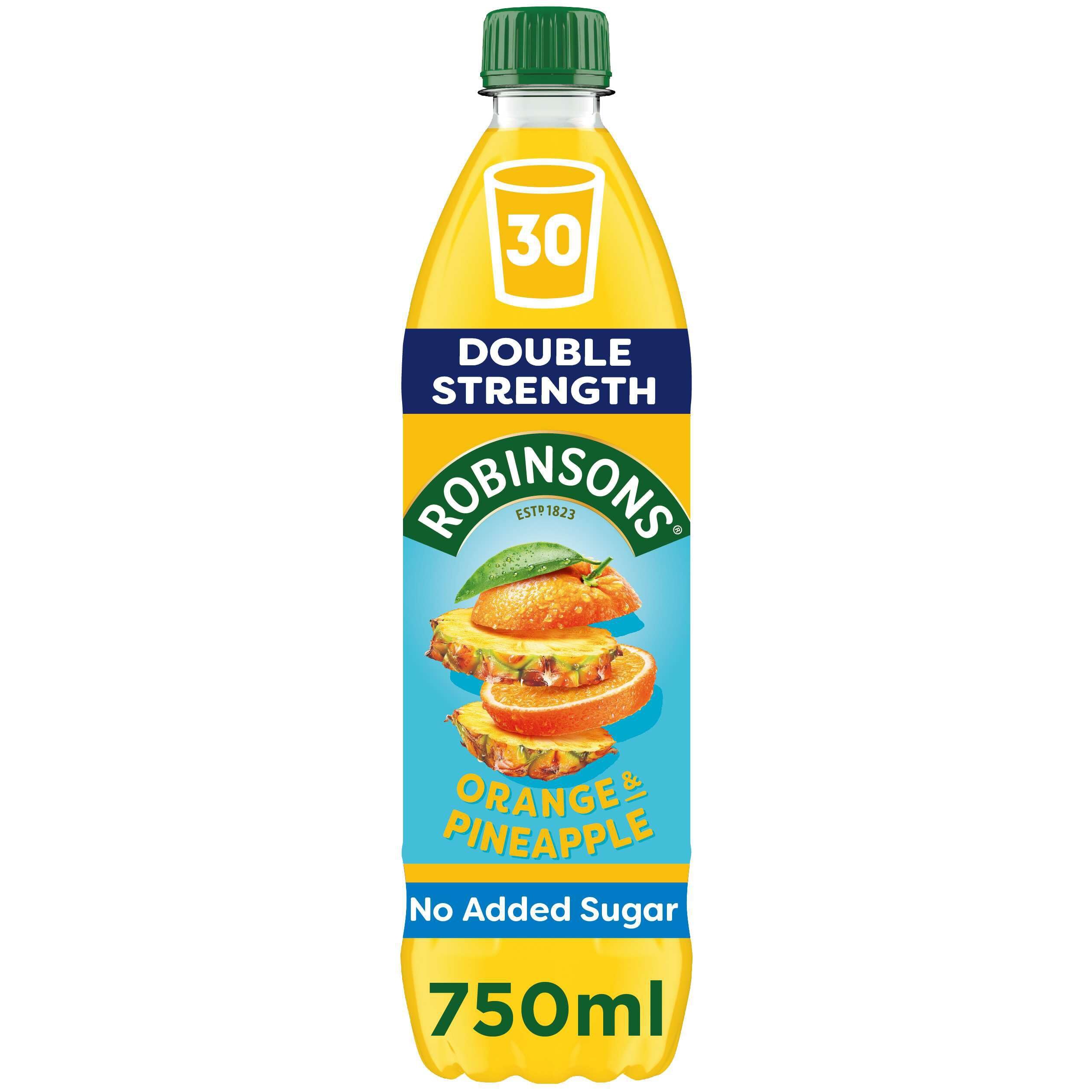 Robinsons Fruit Squash - Low Calorie - Double Strength - Orange and Pineapple
