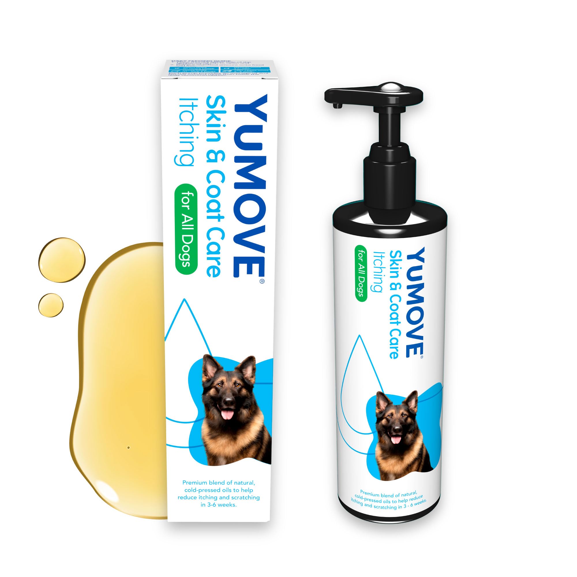 YuMOVE Skin & Coat Care Oil for Adult Dogs - Anti-Itch Support for Sensitive Skin | Salmon Flavor