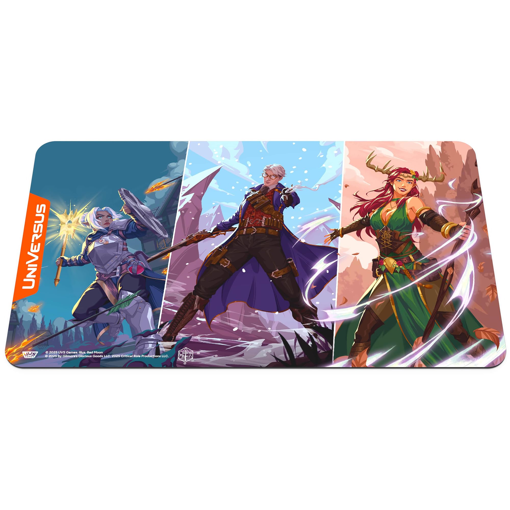 UniVersus Critical Role: Heroes of Exandria Playmat - Pike, Percival, Keyleth of Vox Machina