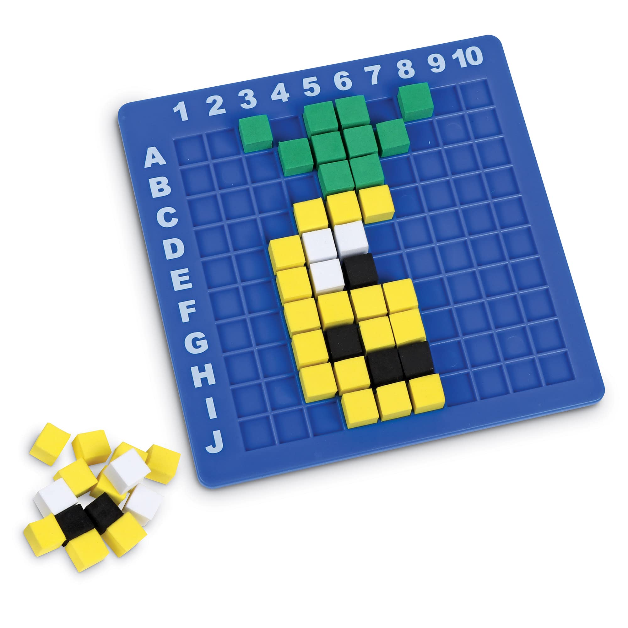 Learning Resources STEM Explorers Pixel Art Challenge - 400+ Pieces, Ages 5+ | Coding & Logic Kit 3