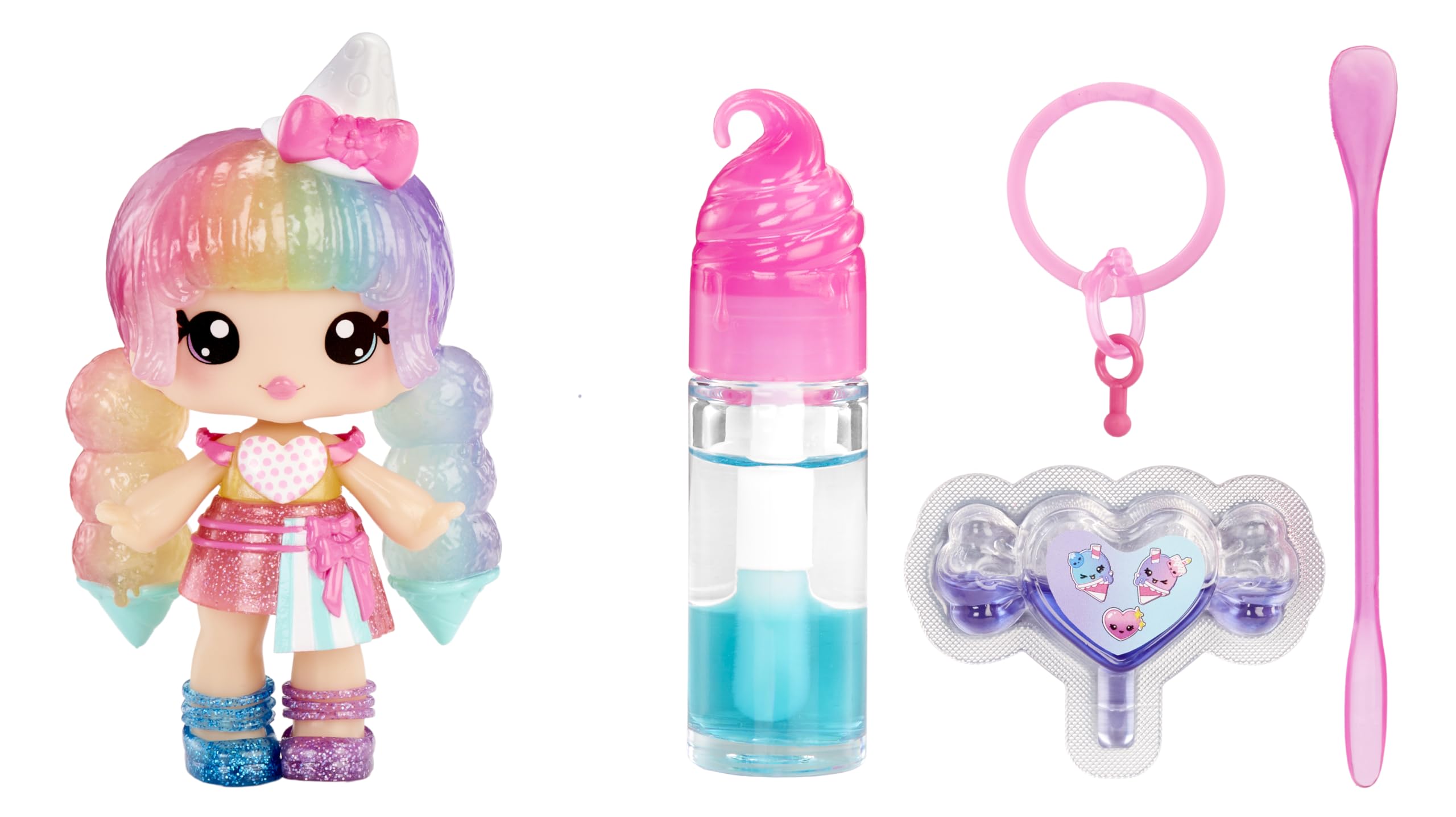 Yummiland Lip Gloss Doll - Mystery Color Change - Stephie Snowcone - 4+ Years