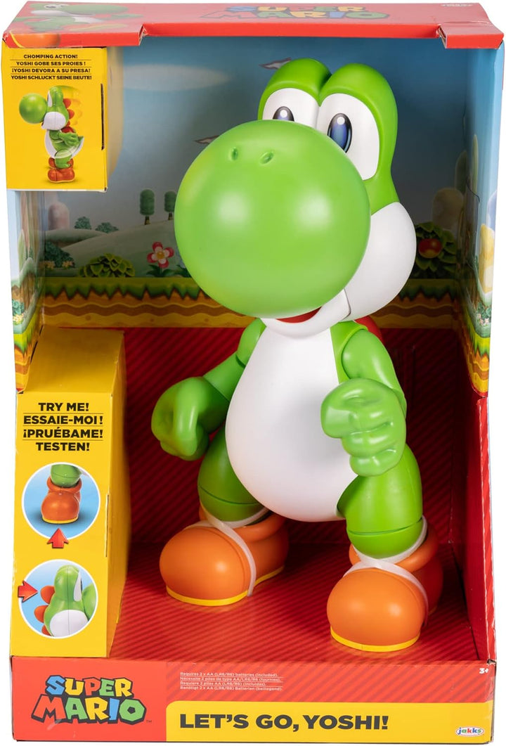 Super Mario Let's Go, Yoshi Action Figure - Nintendo Switch Edition (2023)