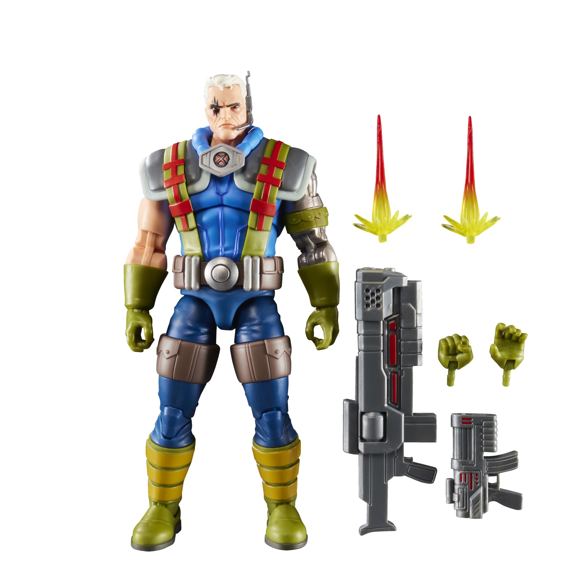 Marvel Legends X-Men '97 Cable Action Figure - 15 cm Scale, 6 Accessories, Ages 4+