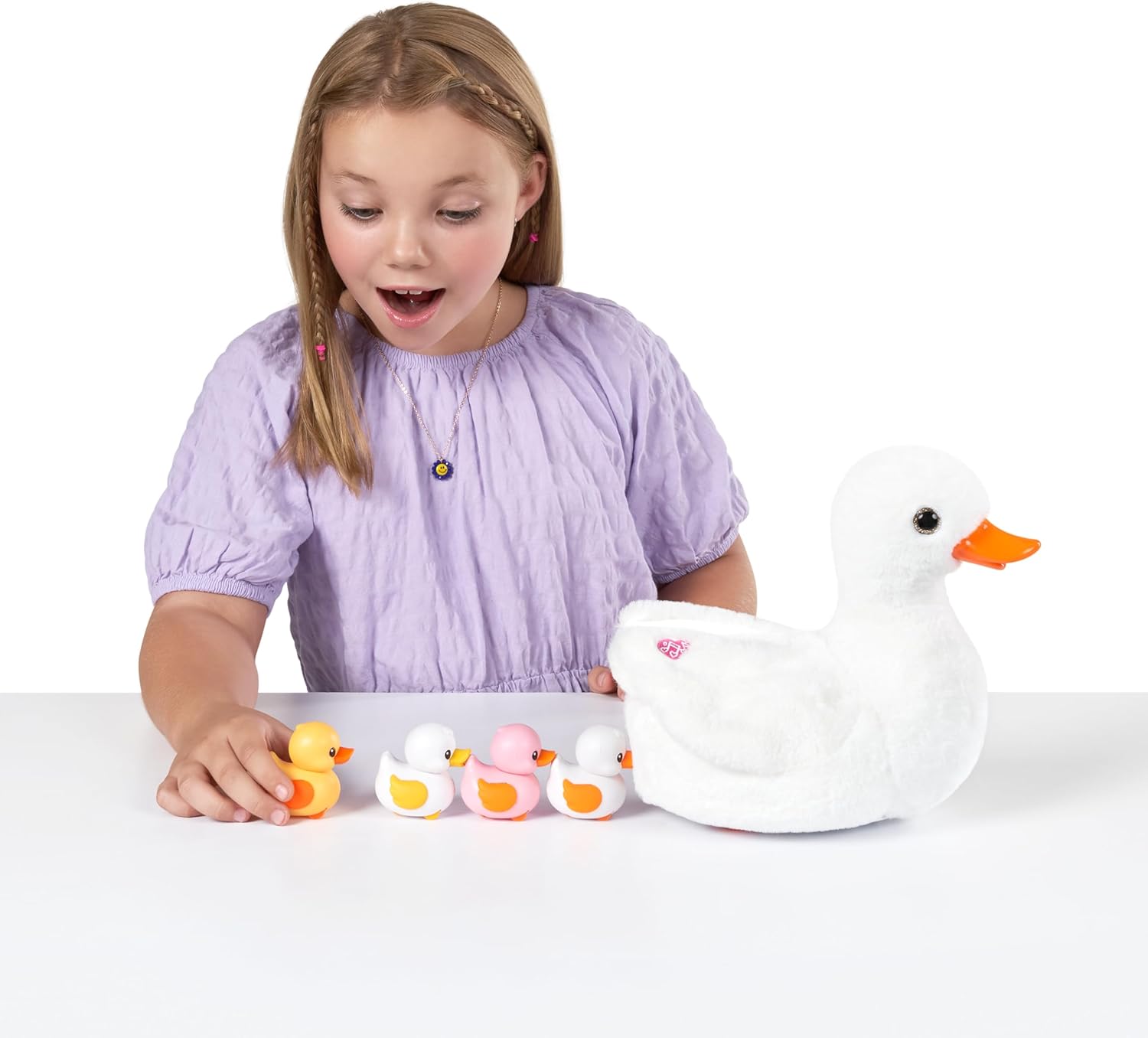 Pets Alive Mama & Baby Surprise - Electronic Duck Playset with Sounds & Waddling Motion 4