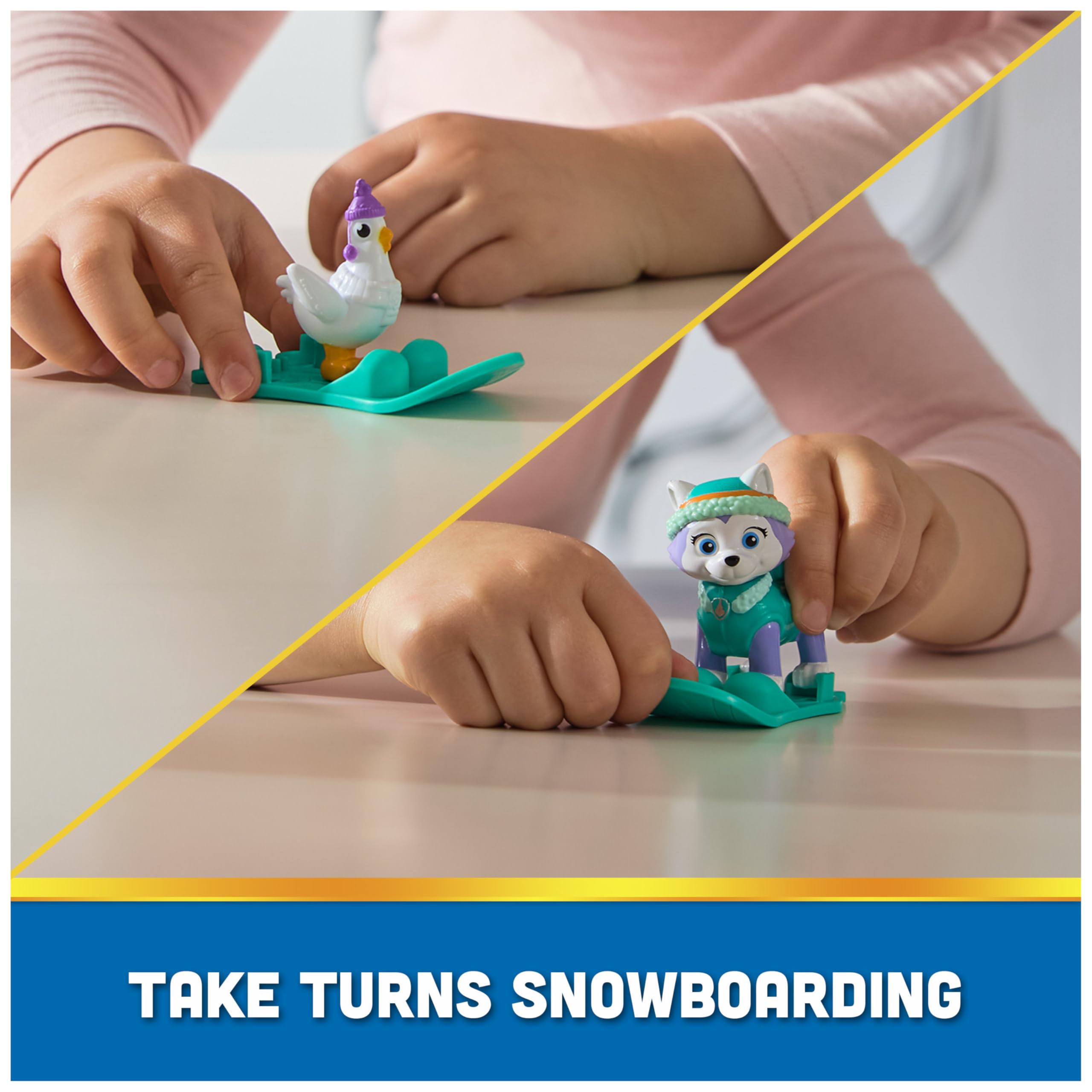 Paw Patrol Everest Deluxe Snowmobile with Projectile Launcher - Ages 3-9 10