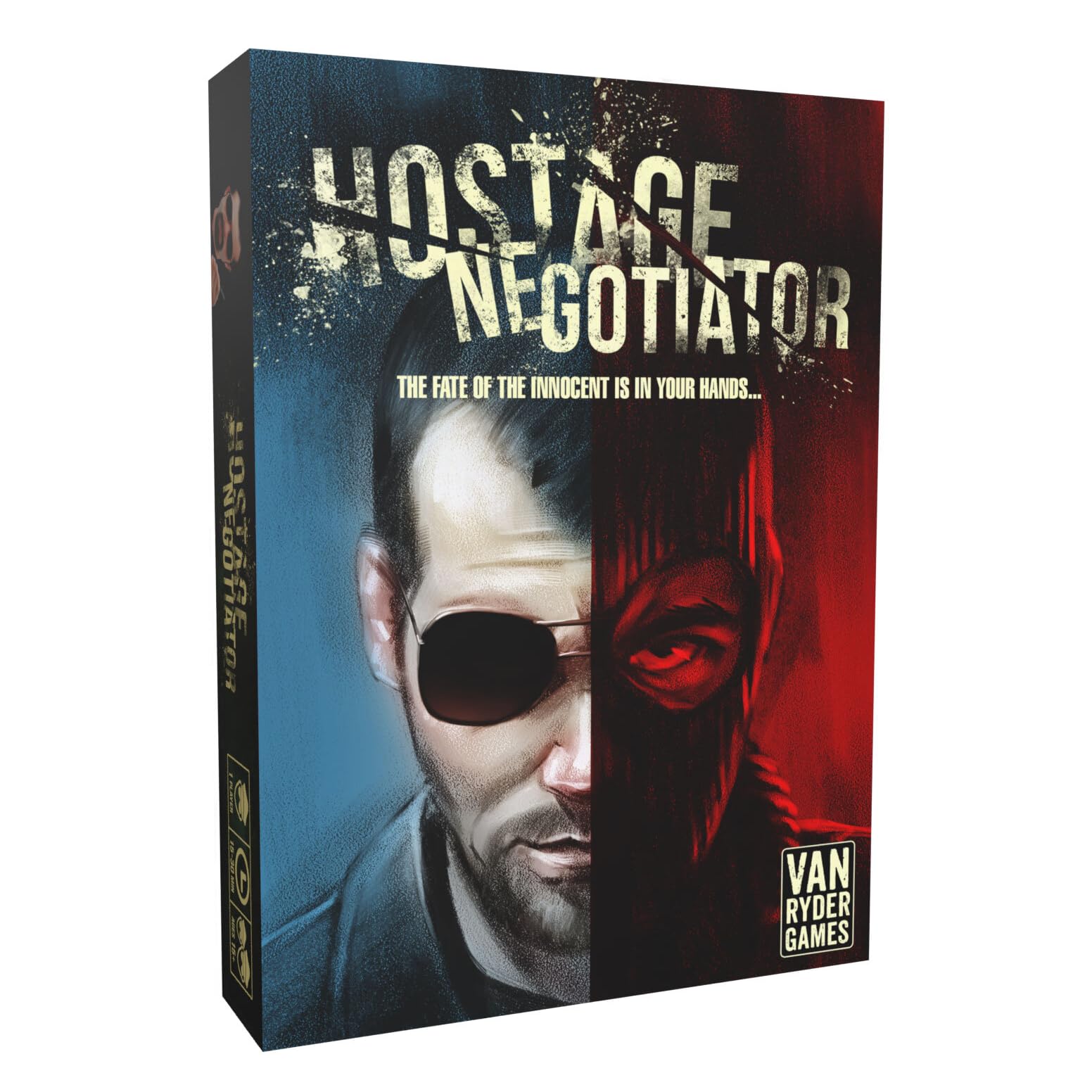 Van Ryder Games Hostage Negotiator Card Game - Solo Play | 20 Min Playtime | Ages 13+