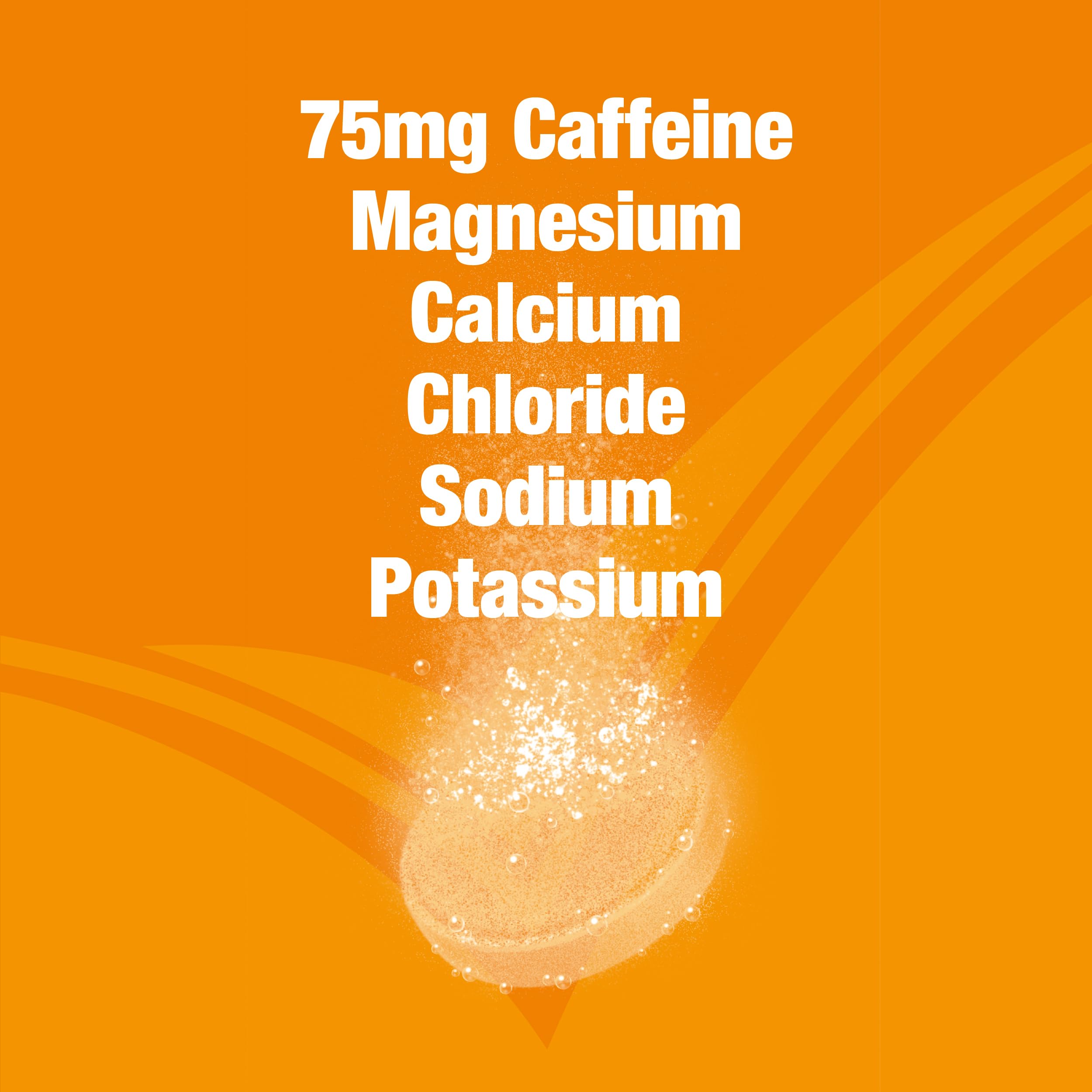 PRO PLUS Fizz Hydration - 20 Effervescent Electrolyte Tablets with Caffeine