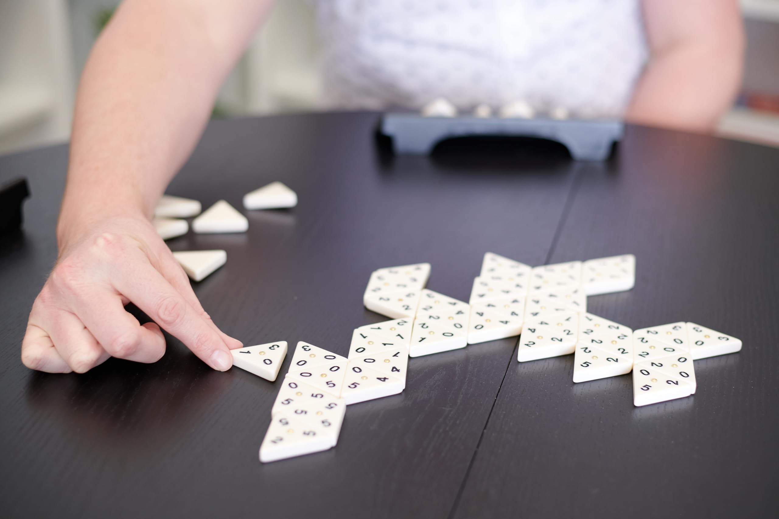 Goliath Triominos Deluxe Game - Triangular Dominoes for 2-4 Players, Ages 6+ | Special Edition 6