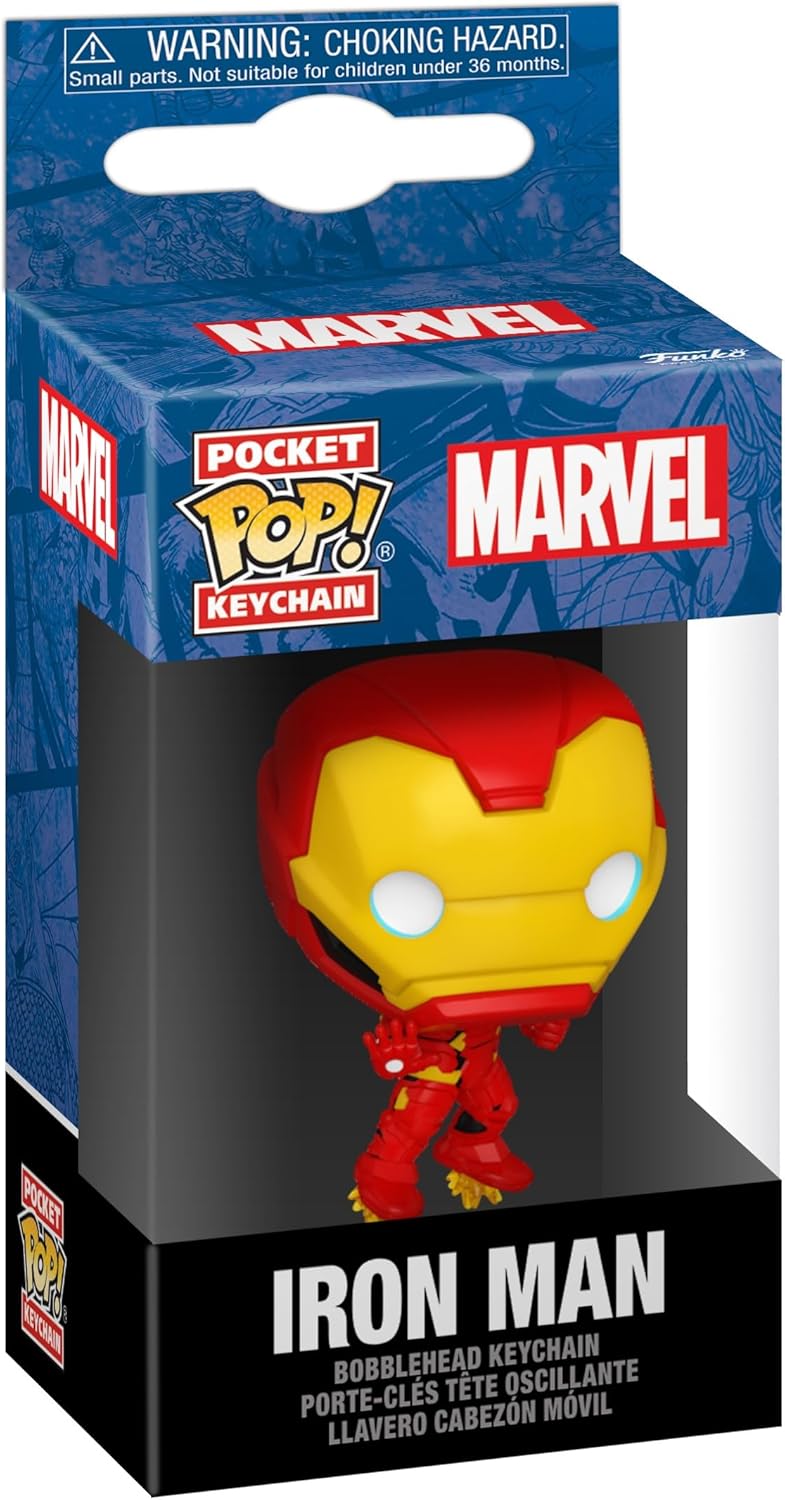 Funko Pop! Keychain: Marvel Comics - Iron Man Vinyl Figure (82494) 4