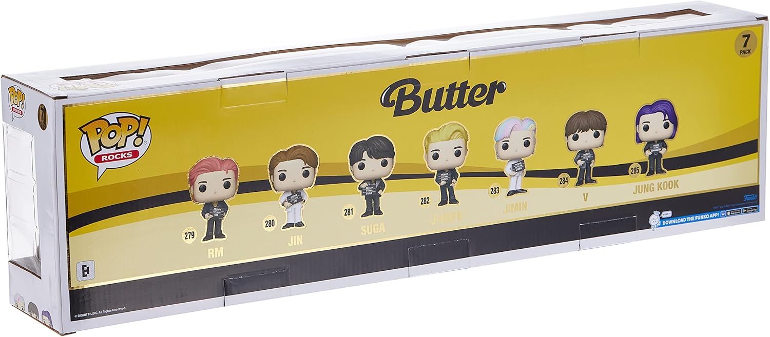 Funko Pop! Rocks BTS - Butter Vinylfigur 7er-Pack (64888) 4