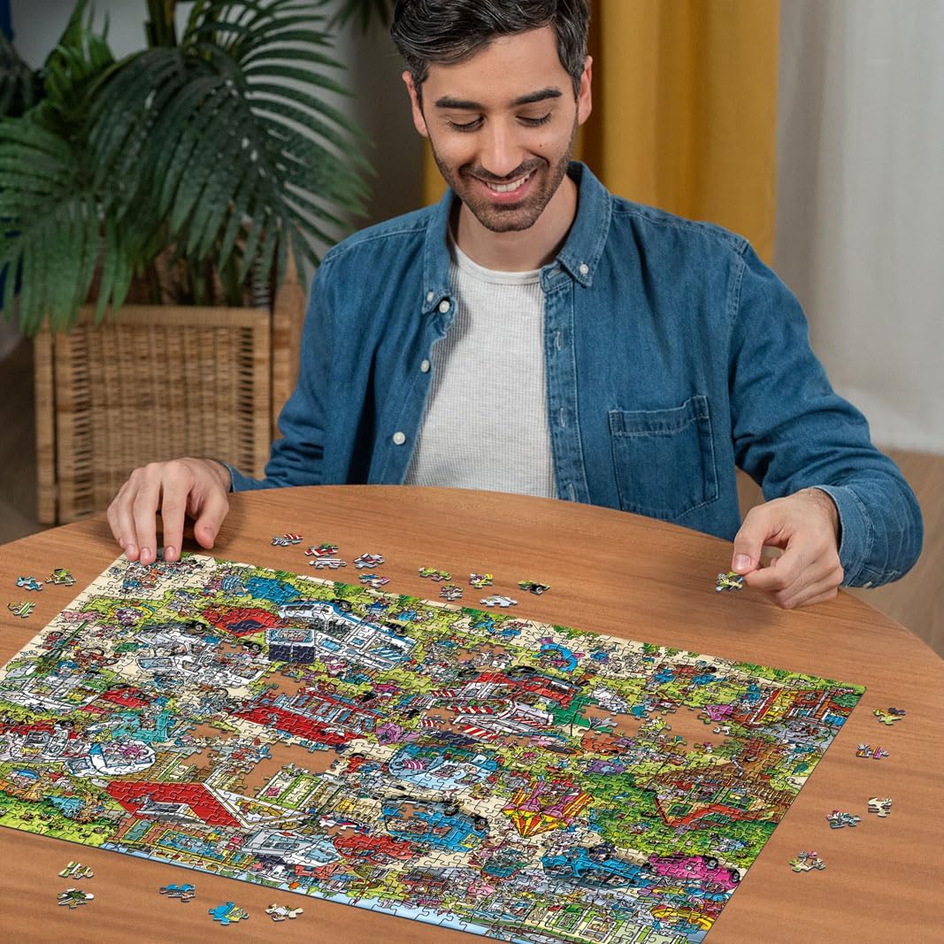 Ravensburger The Campsite 1000-Piece Jigsaw Puzzle - Ray's Comic Series 3