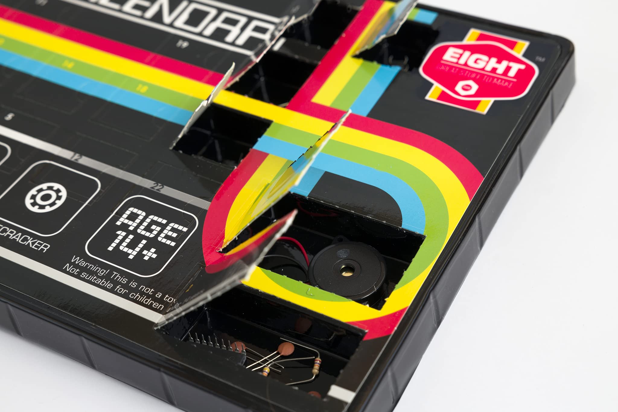 EIGHT Advent Calendar Kit - Build Your Own Electronic Games (Ages 14+) 4