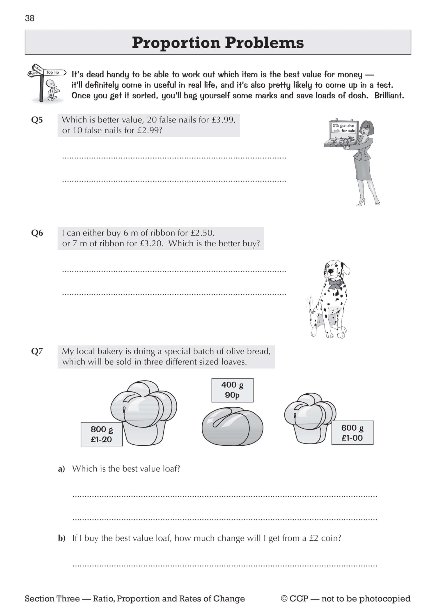 CGP KS3 Maths Workbook - Foundation Level Practice Questions with Answers | Paperback | 2023 4