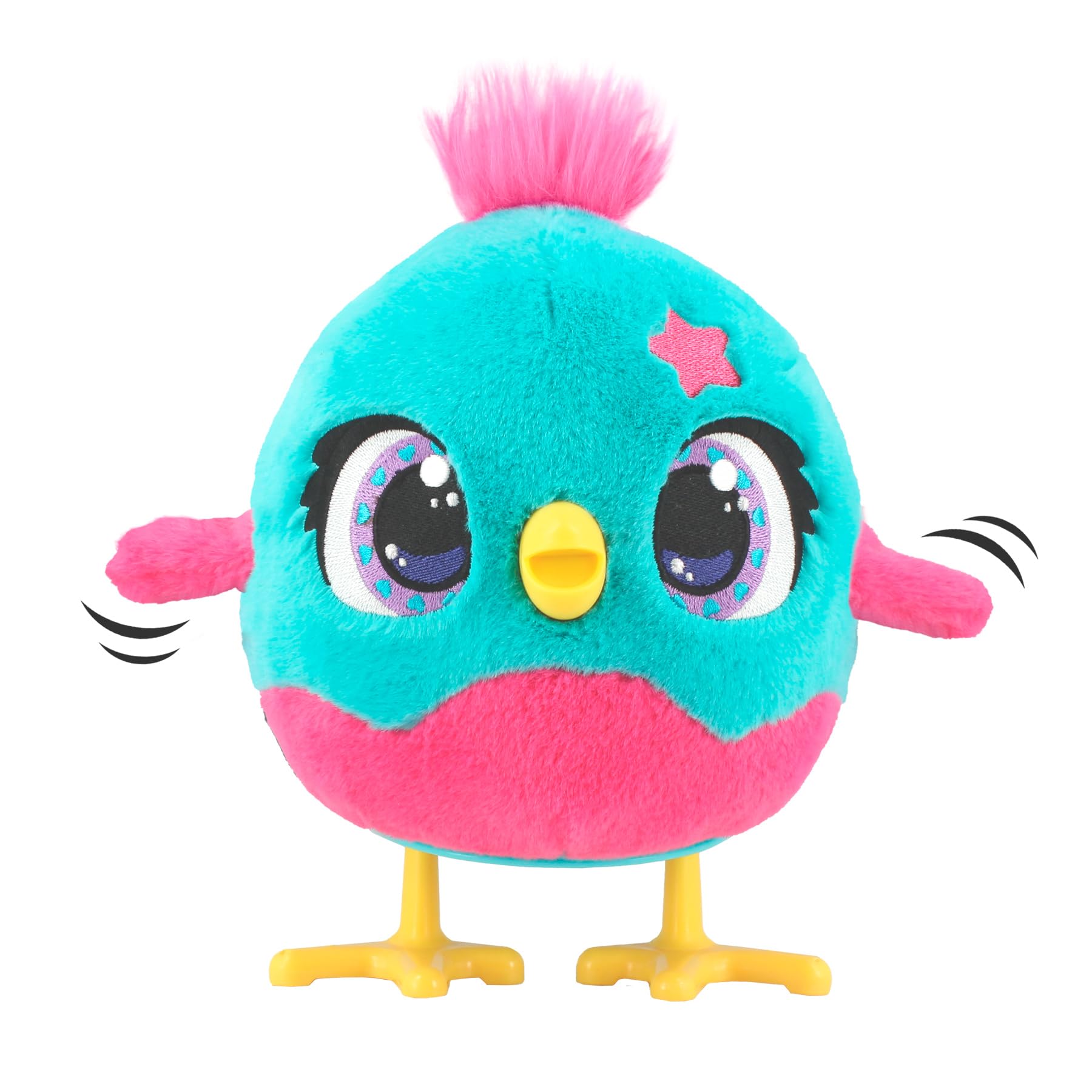 Chick-A-Boo Interactive Electronic Chicken Toy - Singing, Dancing & Egg-Laying Plush - Funtasy Family 4