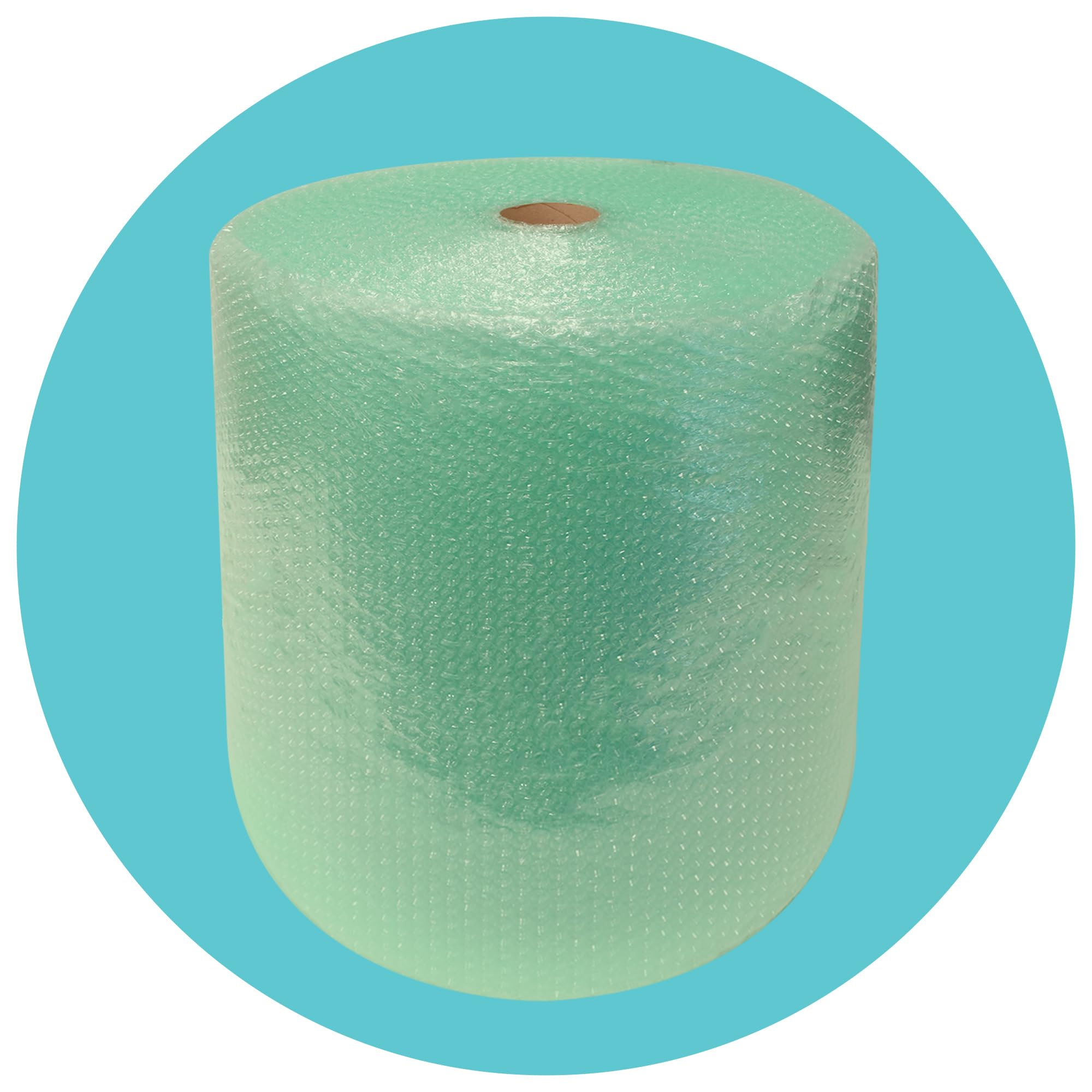 Triplast Biodegradable Green Bubble Wrap Roll - 400mm x 50m | Small 10mm Bubbles | Recyclable LDPE 1