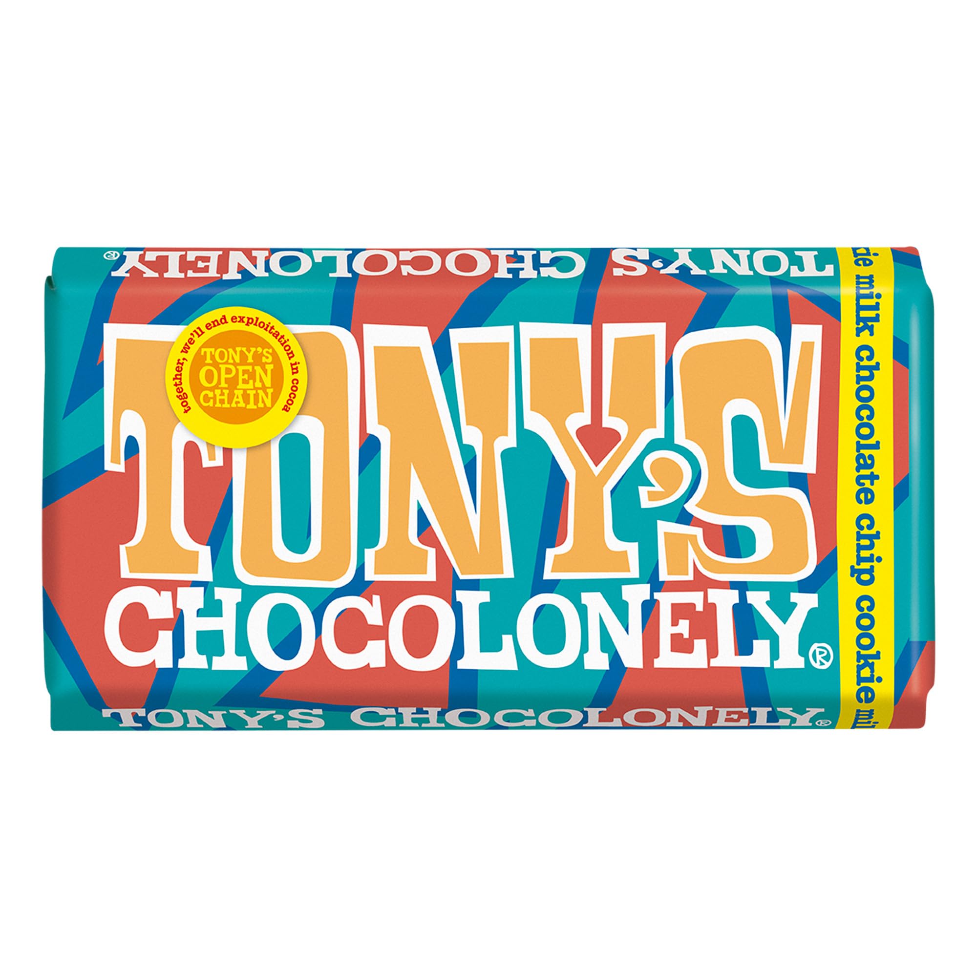 Tony's Chocolonely Milk Chocolate Chip Cookie Bar - 180g