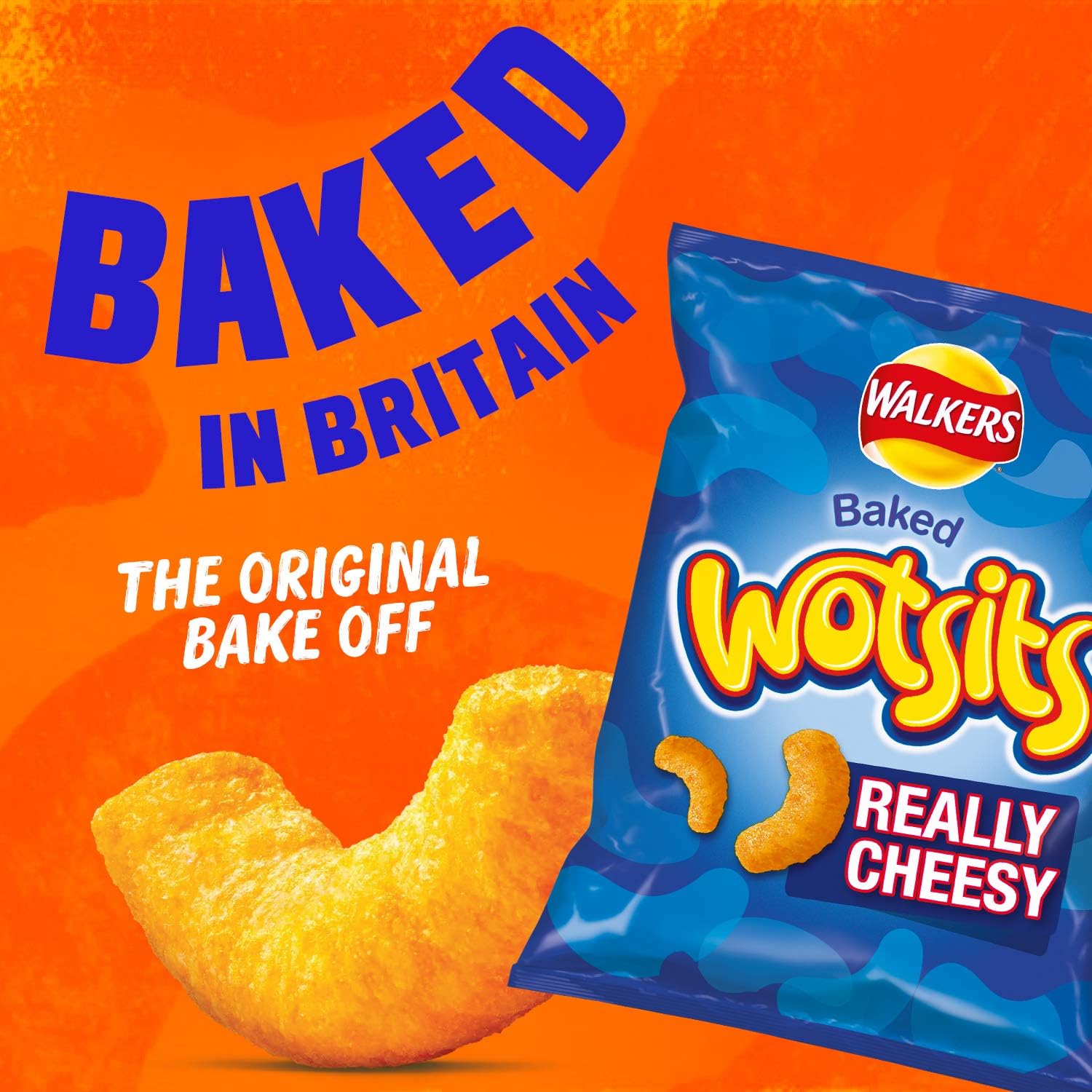 Walkers Wotsits Really Cheesy Corn Puffs Multipack 12x16.5g 3